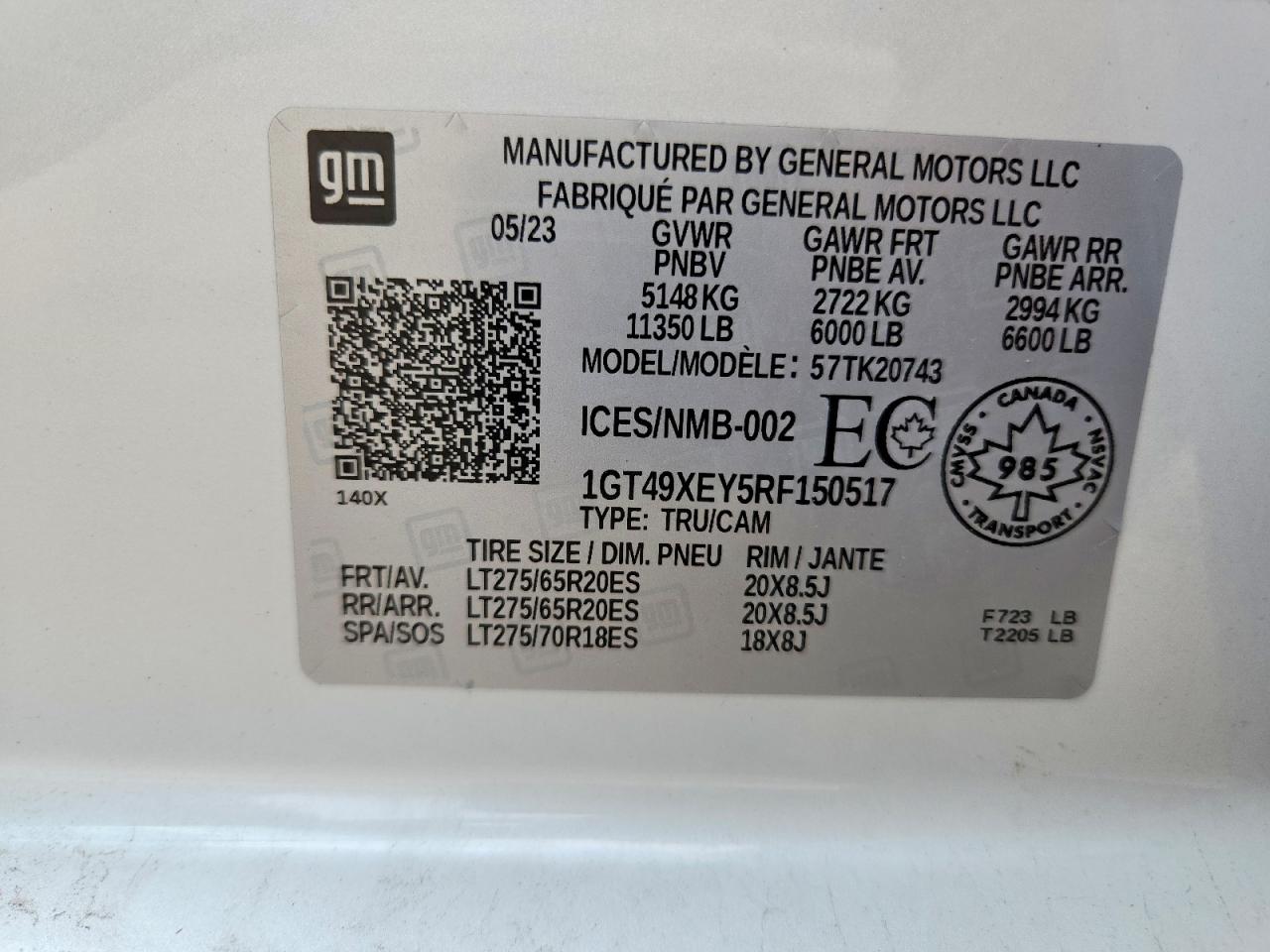 2024 Gmc Sierra K2500 Denali Ultimate White vin: 1GT49XEY5RF150517