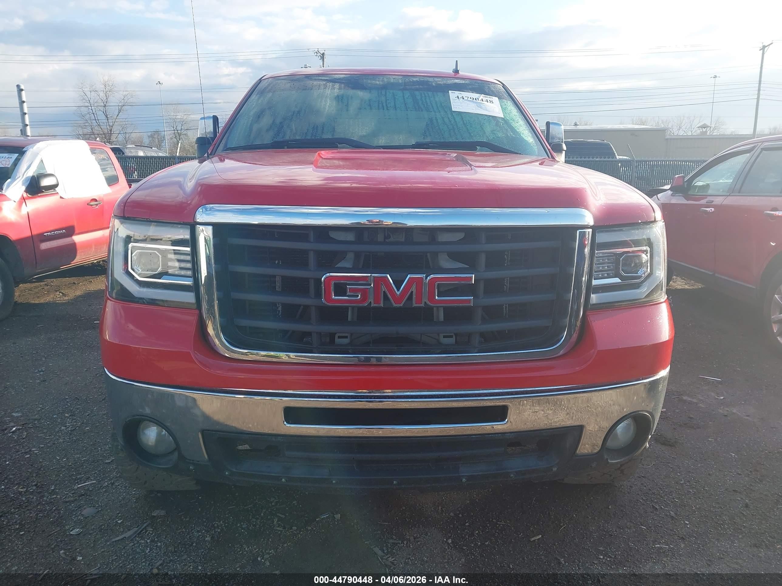2010 Gmc Sierra 2500hd Sle Red vin: 1GT4K0B63AF131838