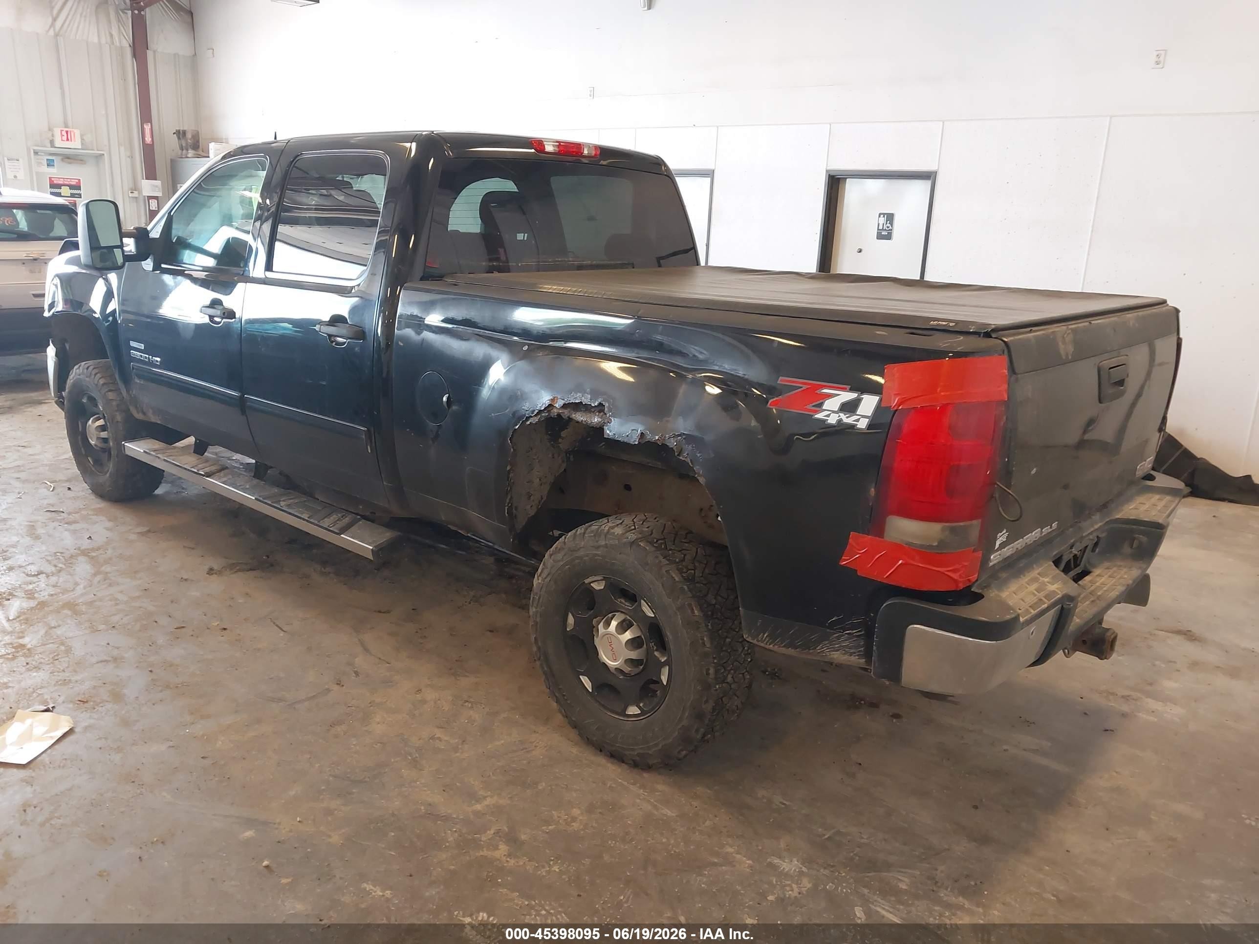 2010 Gmc Sierra 2500hd Sle Black vin: 1GT4K0B66AF126052