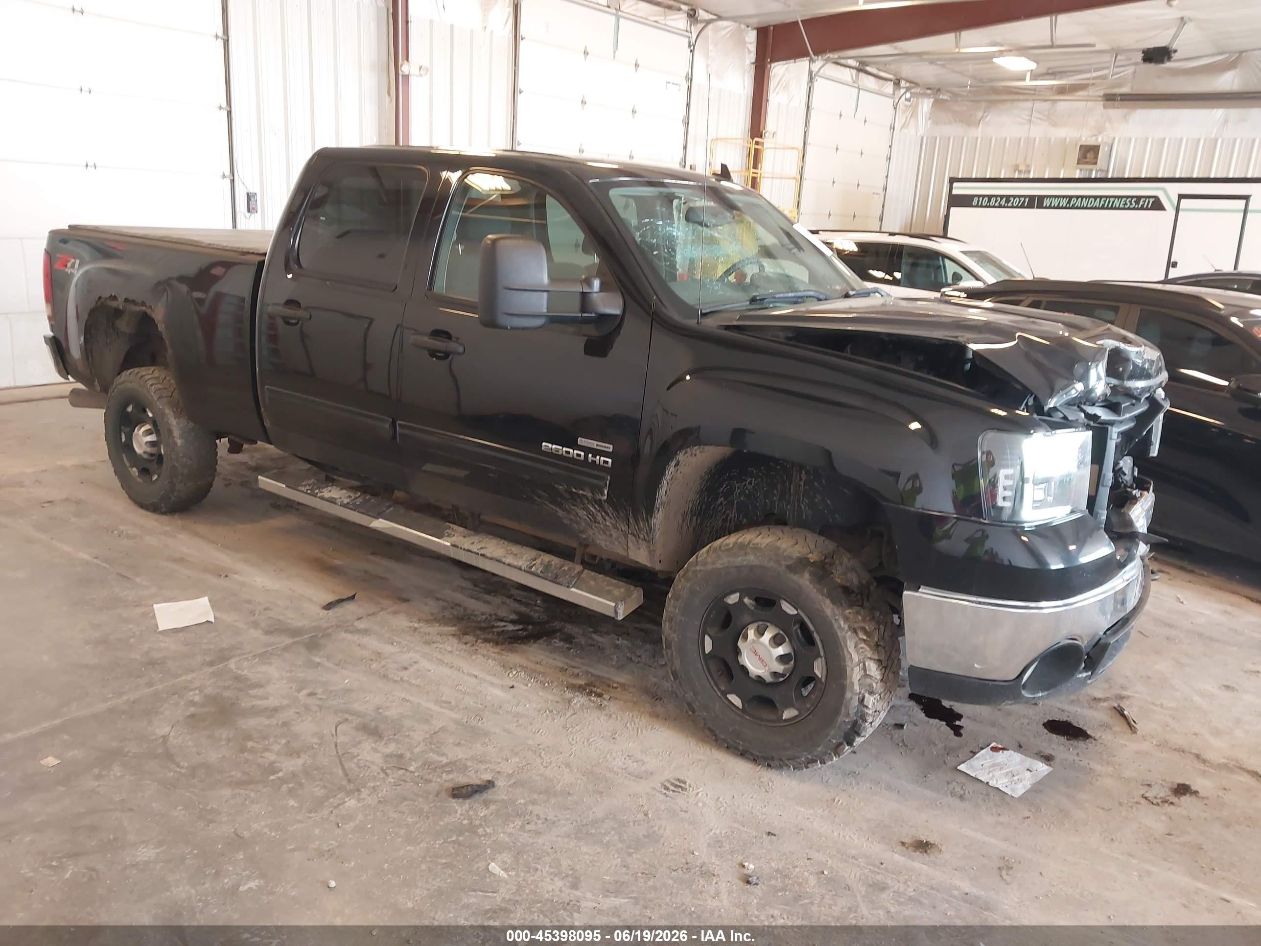 2010 Gmc Sierra 2500hd Sle Black vin: 1GT4K0B66AF126052