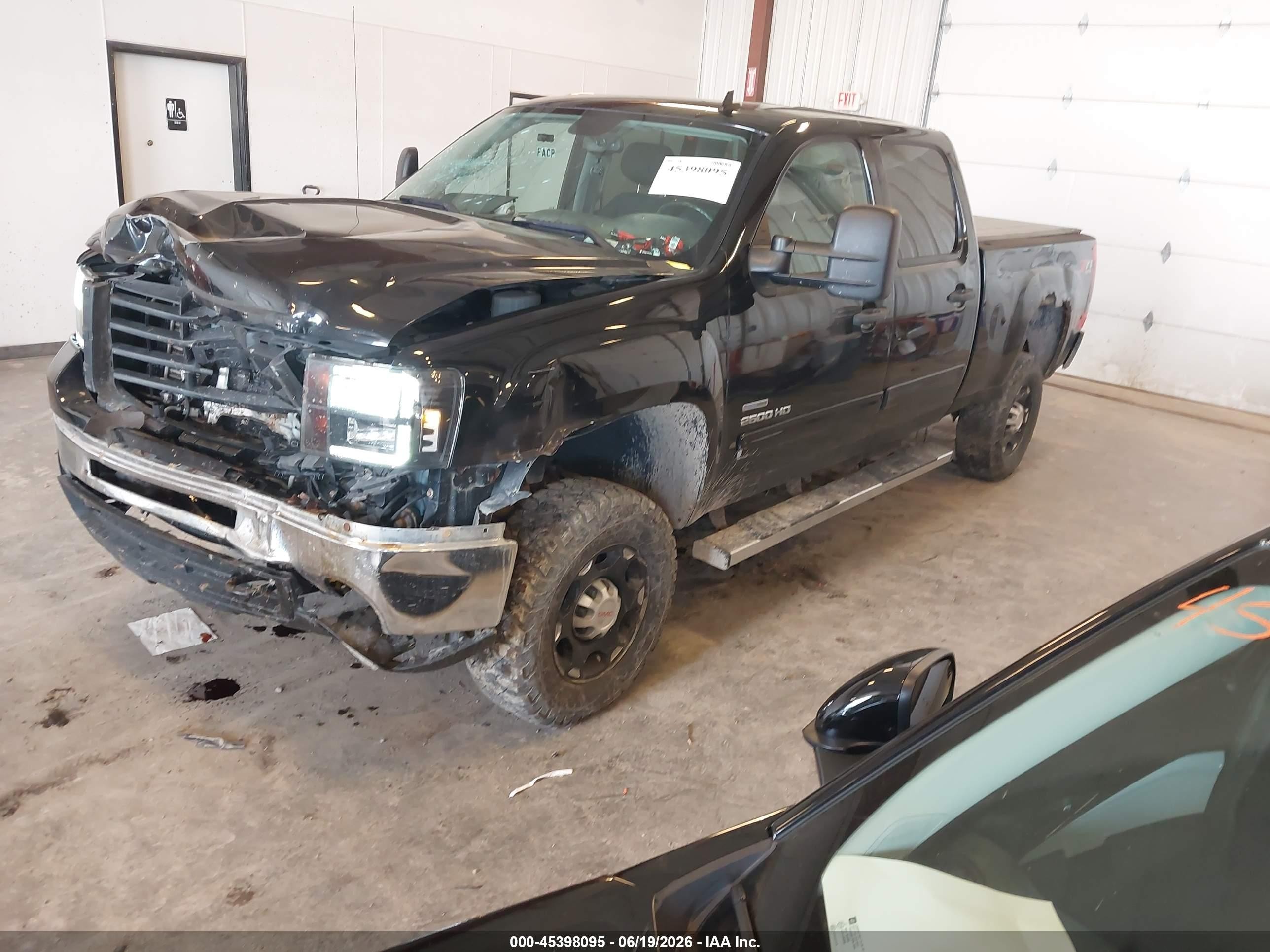 2010 Gmc Sierra 2500hd Sle Black vin: 1GT4K0B66AF126052