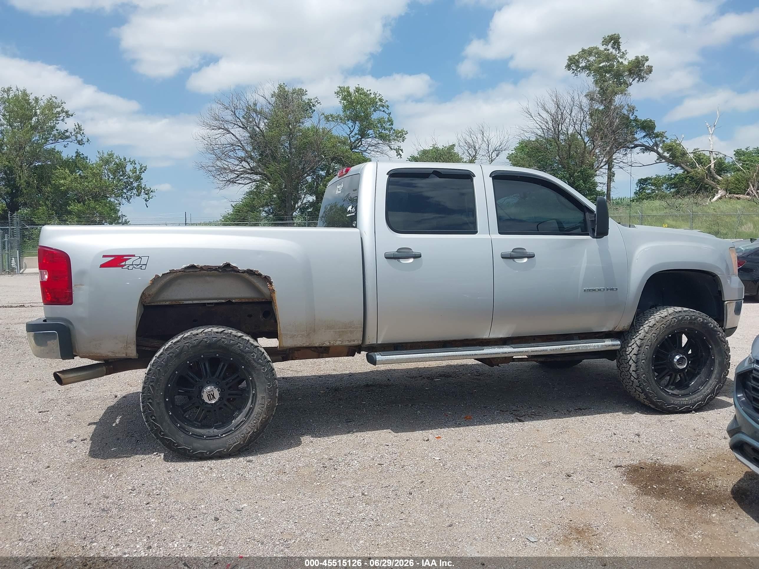2010 Gmc Sierra 2500hd Sle Серебряный vin: 1GT4K0BG4AF136555