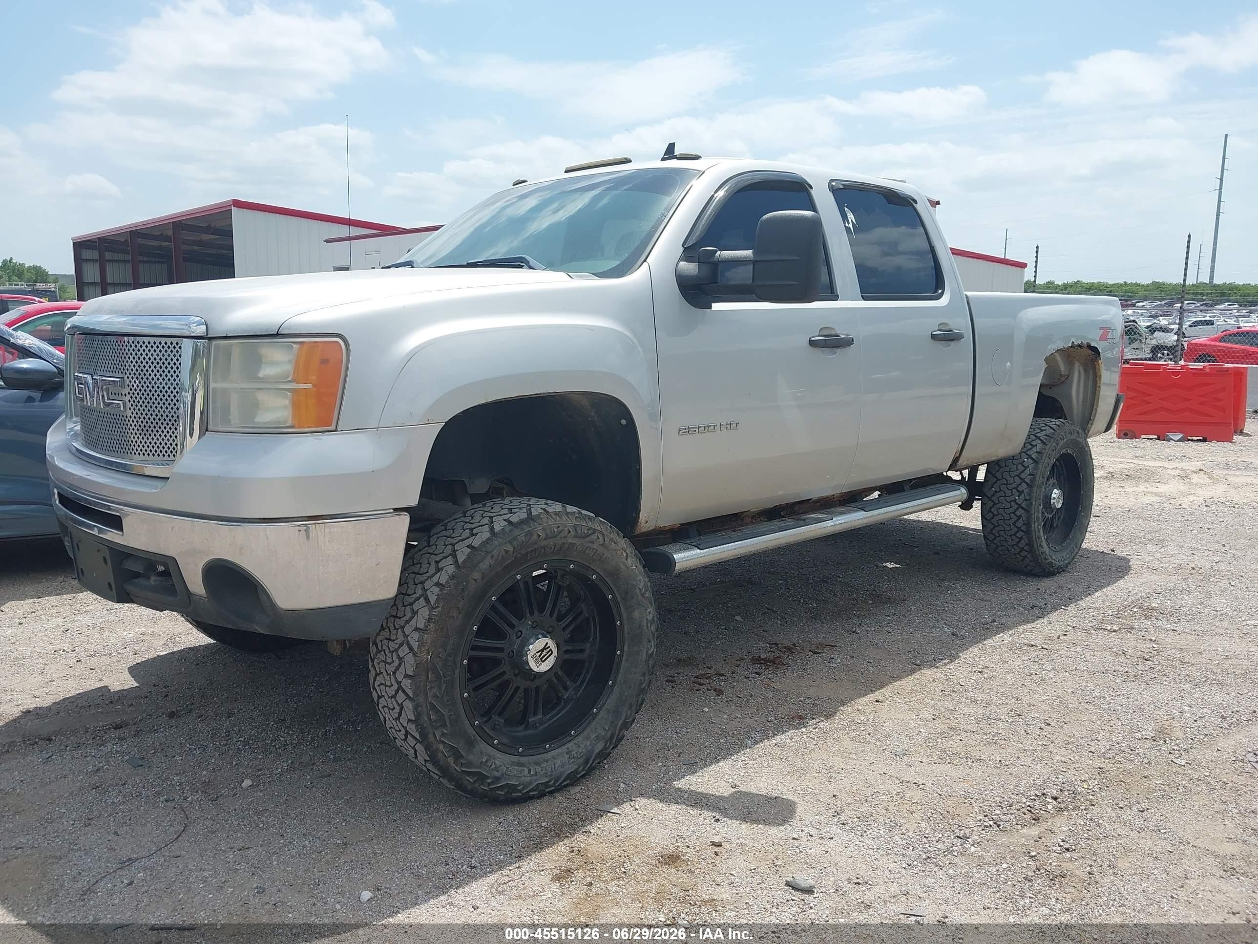 2010 Gmc Sierra 2500hd Sle Серебряный vin: 1GT4K0BG4AF136555