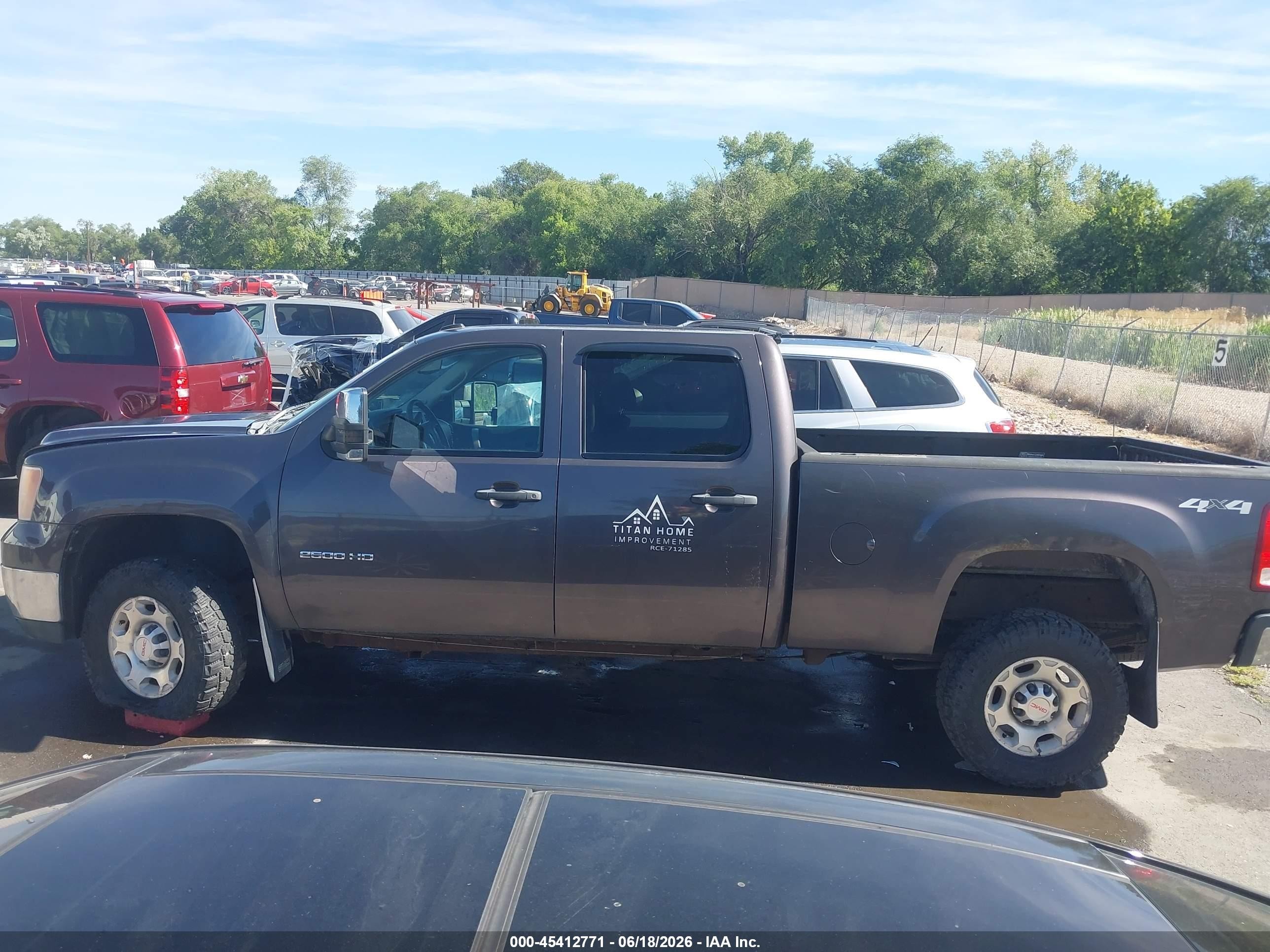 2010 Gmc Sierra 2500hd Sle Gray vin: 1GT4K0BG9AF153433