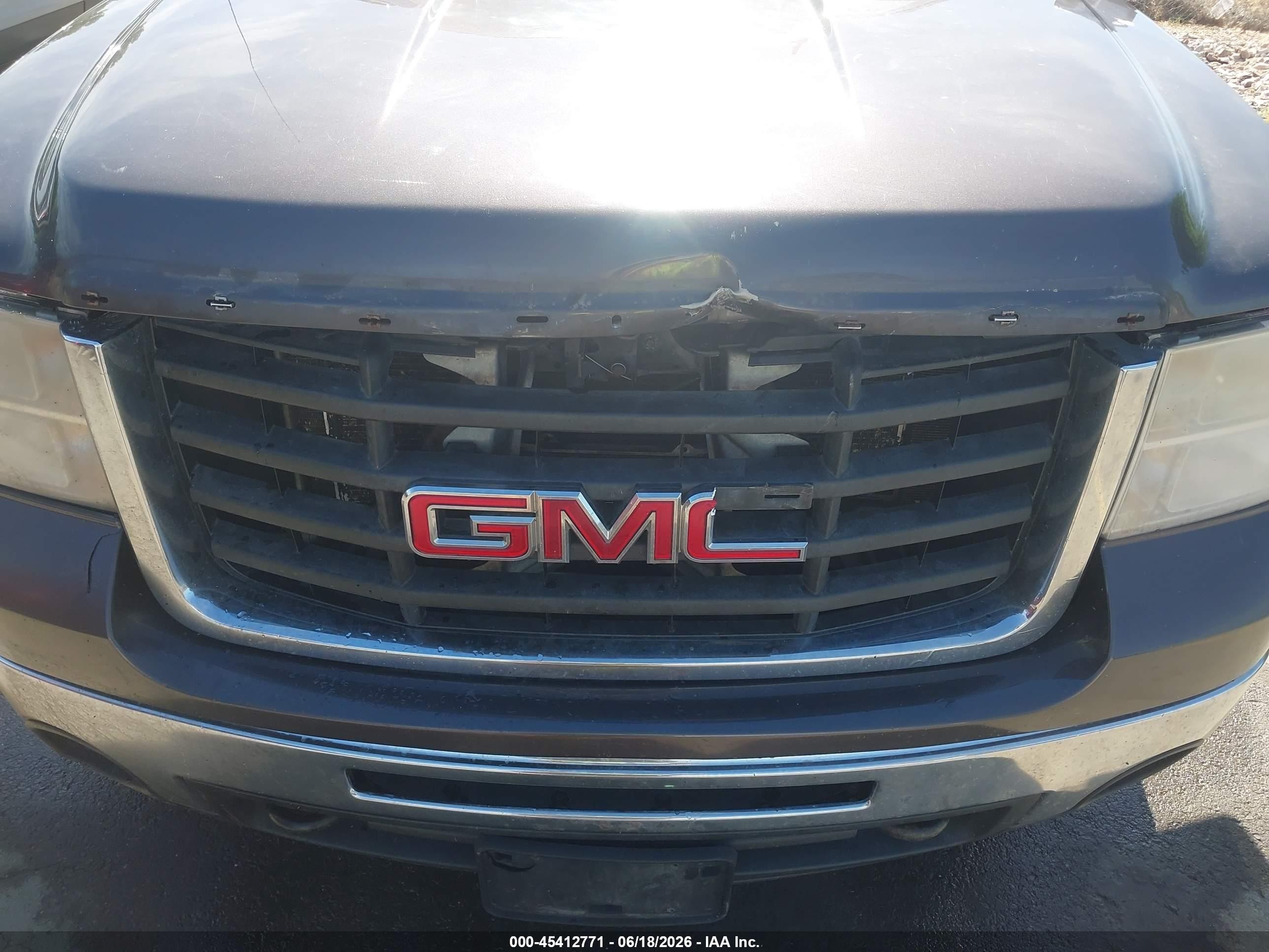 2010 Gmc Sierra 2500hd Sle Gray vin: 1GT4K0BG9AF153433