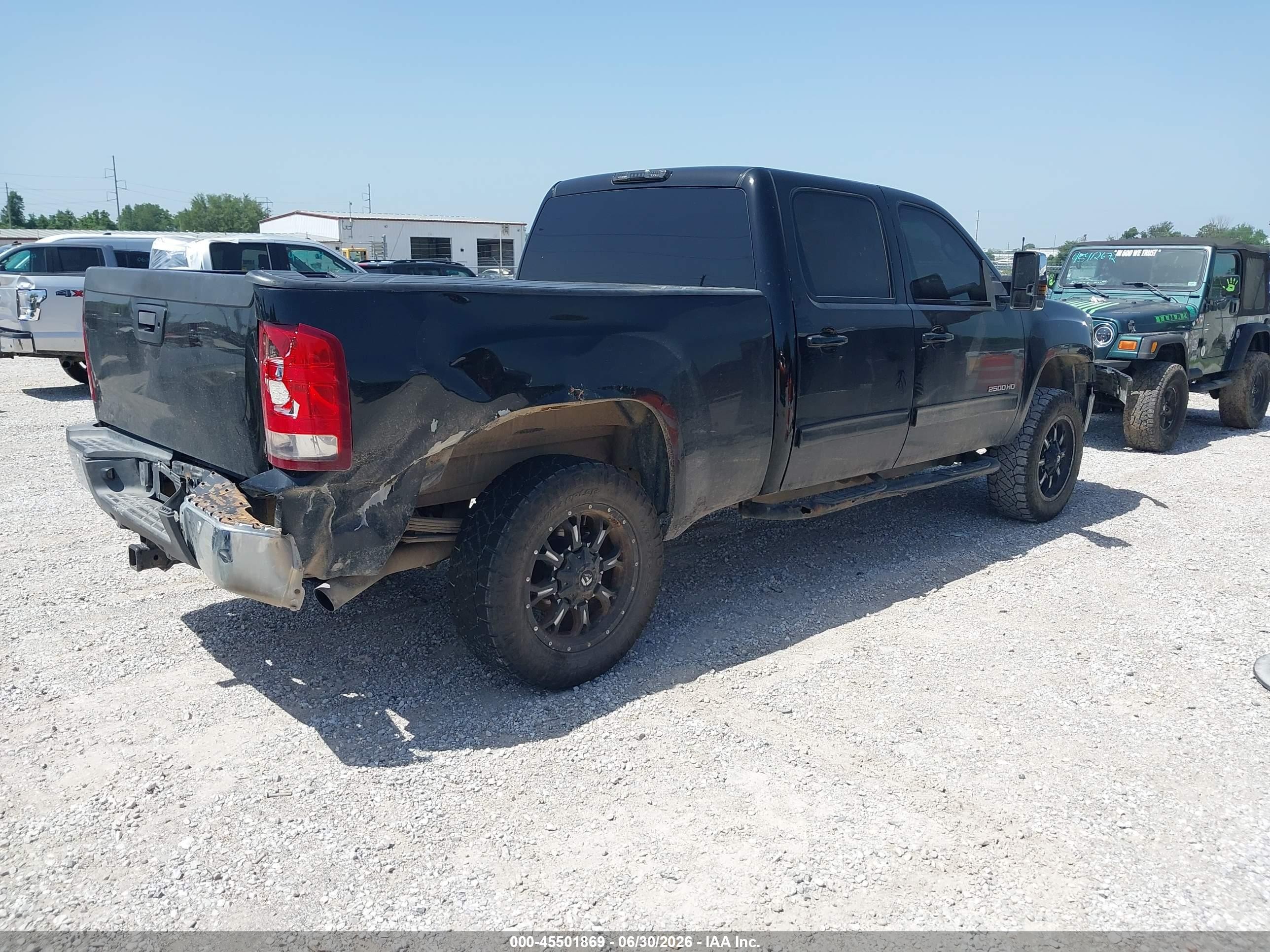 2010 Gmc Sierra 2500hd Slt Black vin: 1GT4K1BG0AF146439