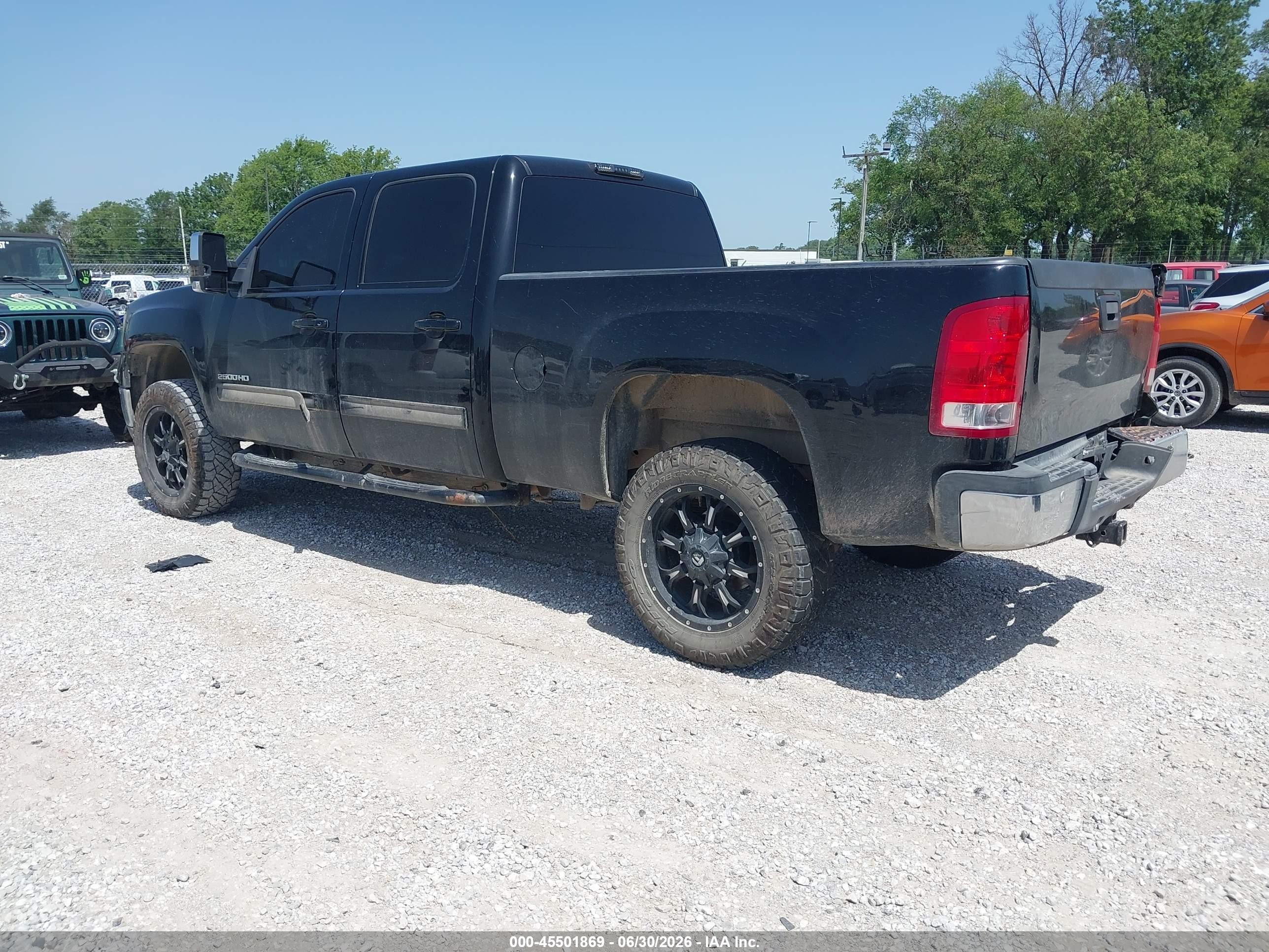 2010 Gmc Sierra 2500hd Slt Black vin: 1GT4K1BG0AF146439