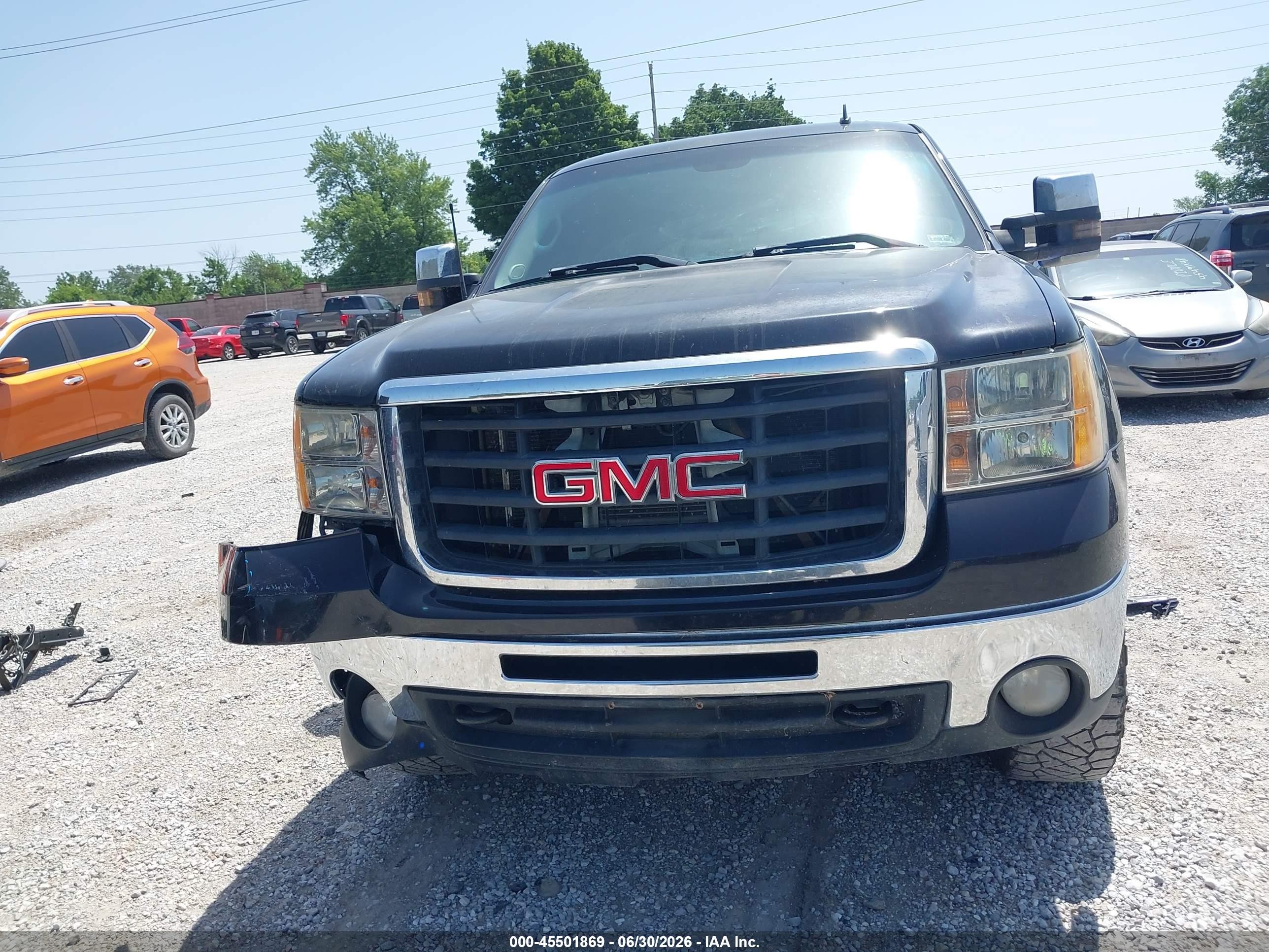 2010 Gmc Sierra 2500hd Slt Black vin: 1GT4K1BG0AF146439