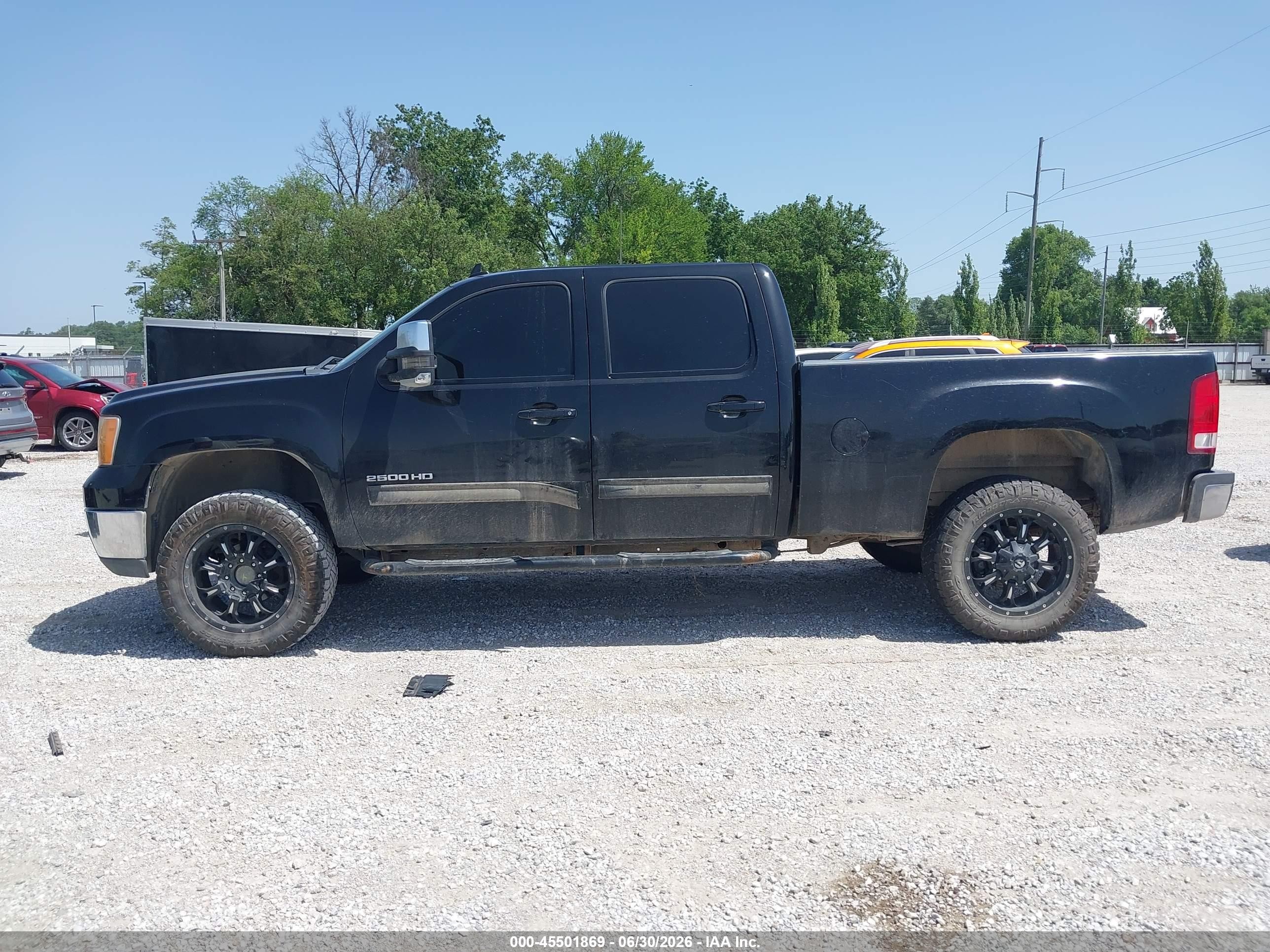 2010 Gmc Sierra 2500hd Slt Black vin: 1GT4K1BG0AF146439