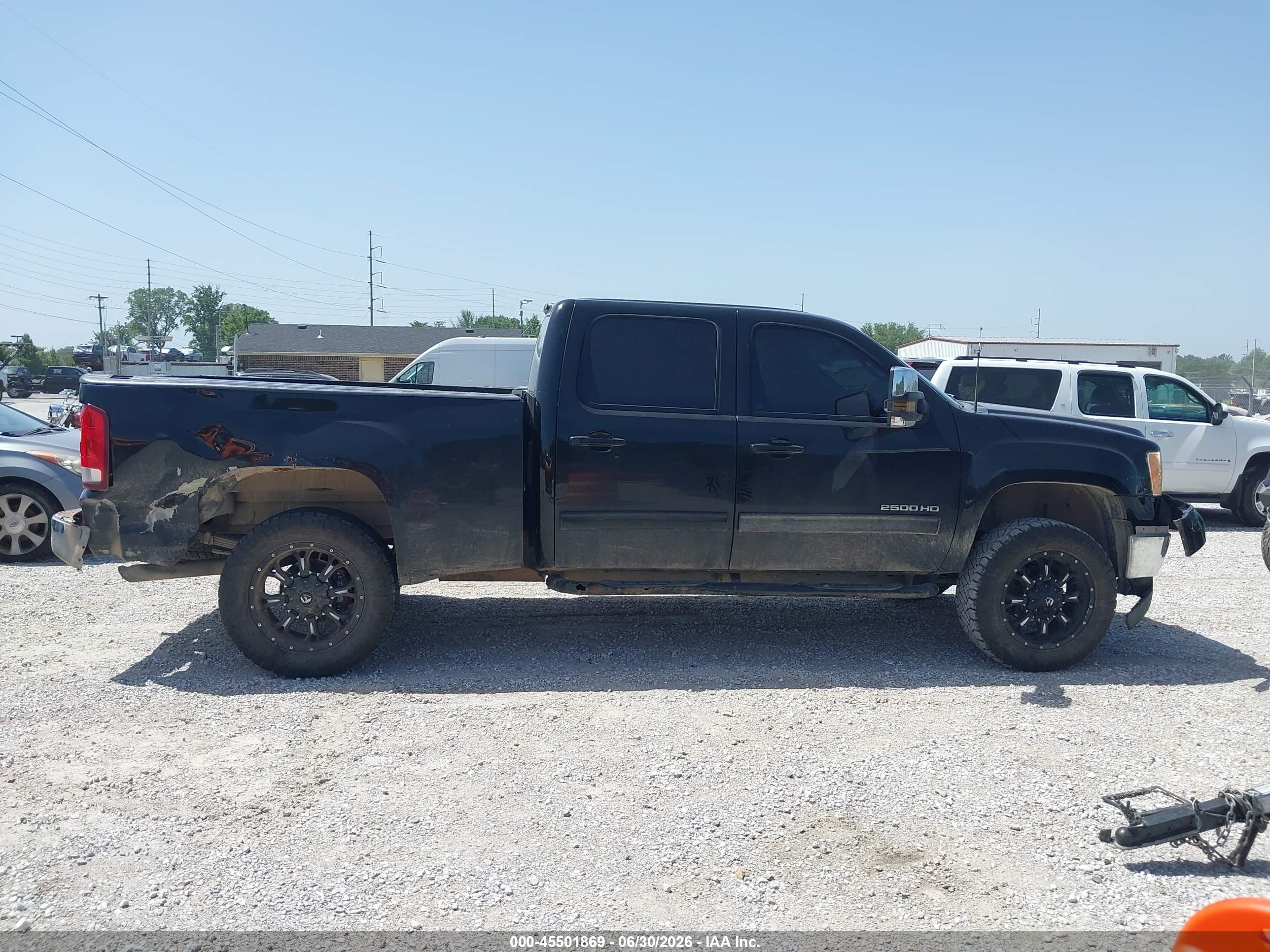 2010 Gmc Sierra 2500hd Slt Black vin: 1GT4K1BG0AF146439
