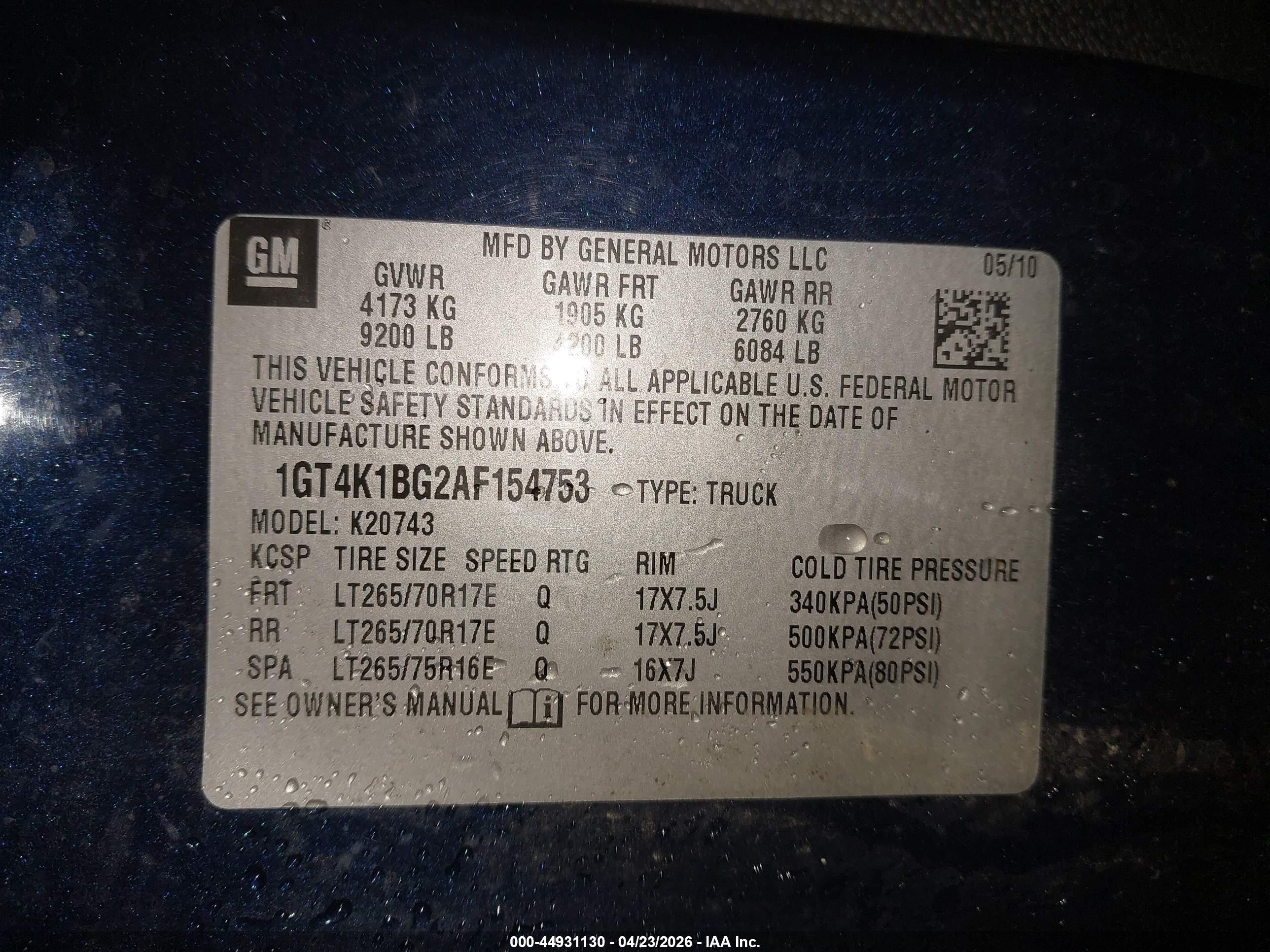 2010 Gmc Sierra 2500hd Slt Blue vin: 1GT4K1BG2AF154753