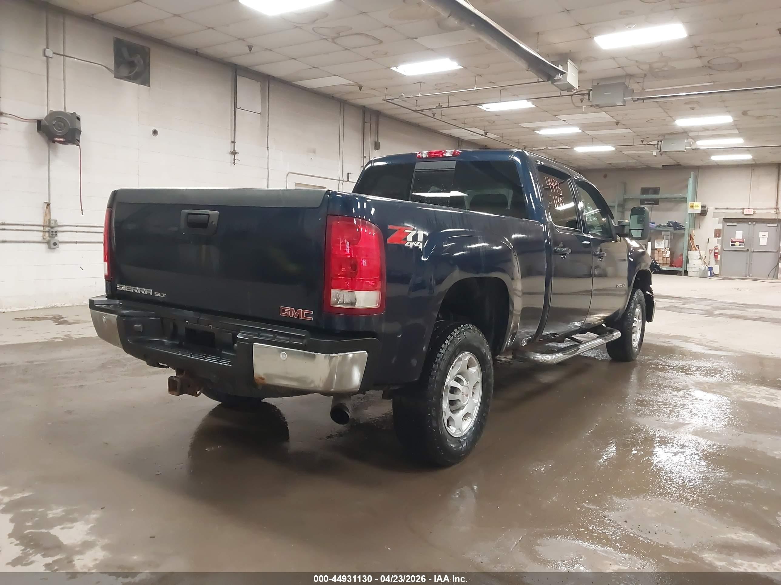 2010 Gmc Sierra 2500hd Slt Blue vin: 1GT4K1BG2AF154753