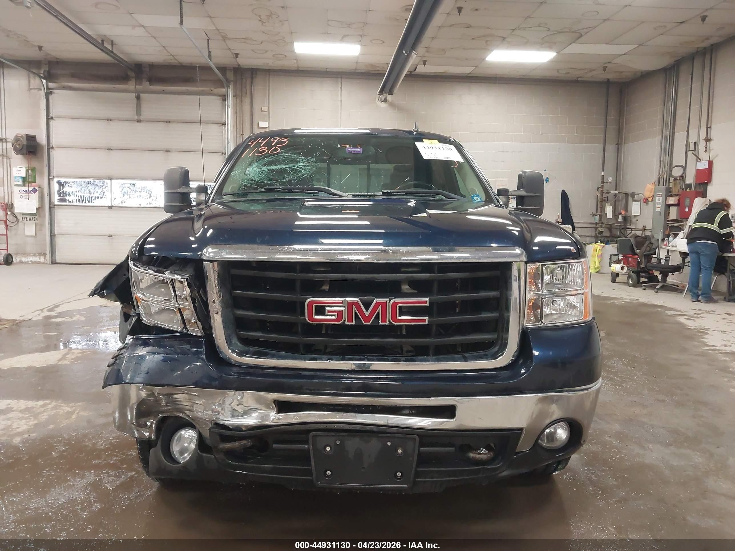 2010 Gmc Sierra 2500hd Slt Blue vin: 1GT4K1BG2AF154753