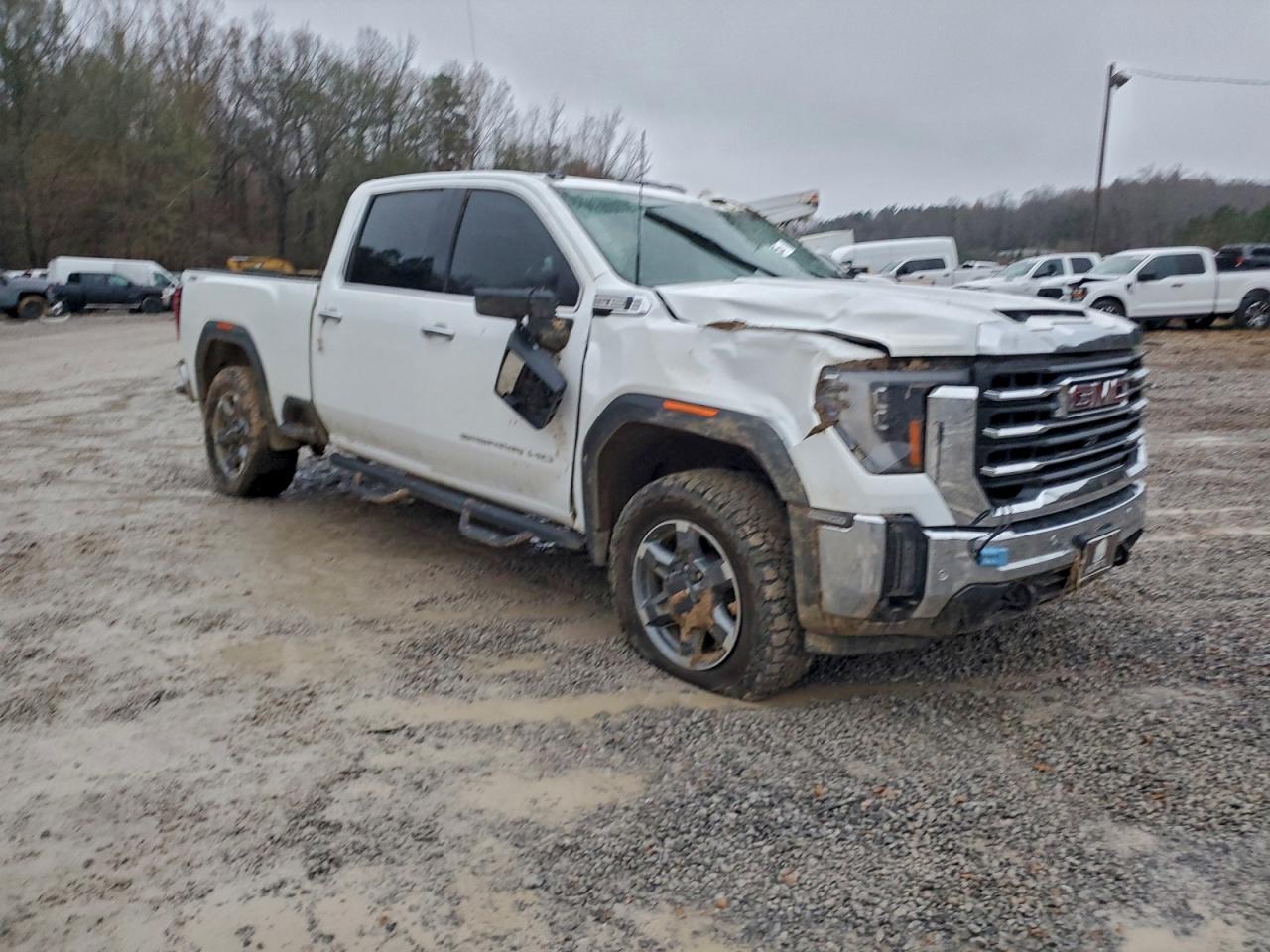 2025 Gmc Sierra K2500 Slt White vin: 1GT4UNE71SF149445