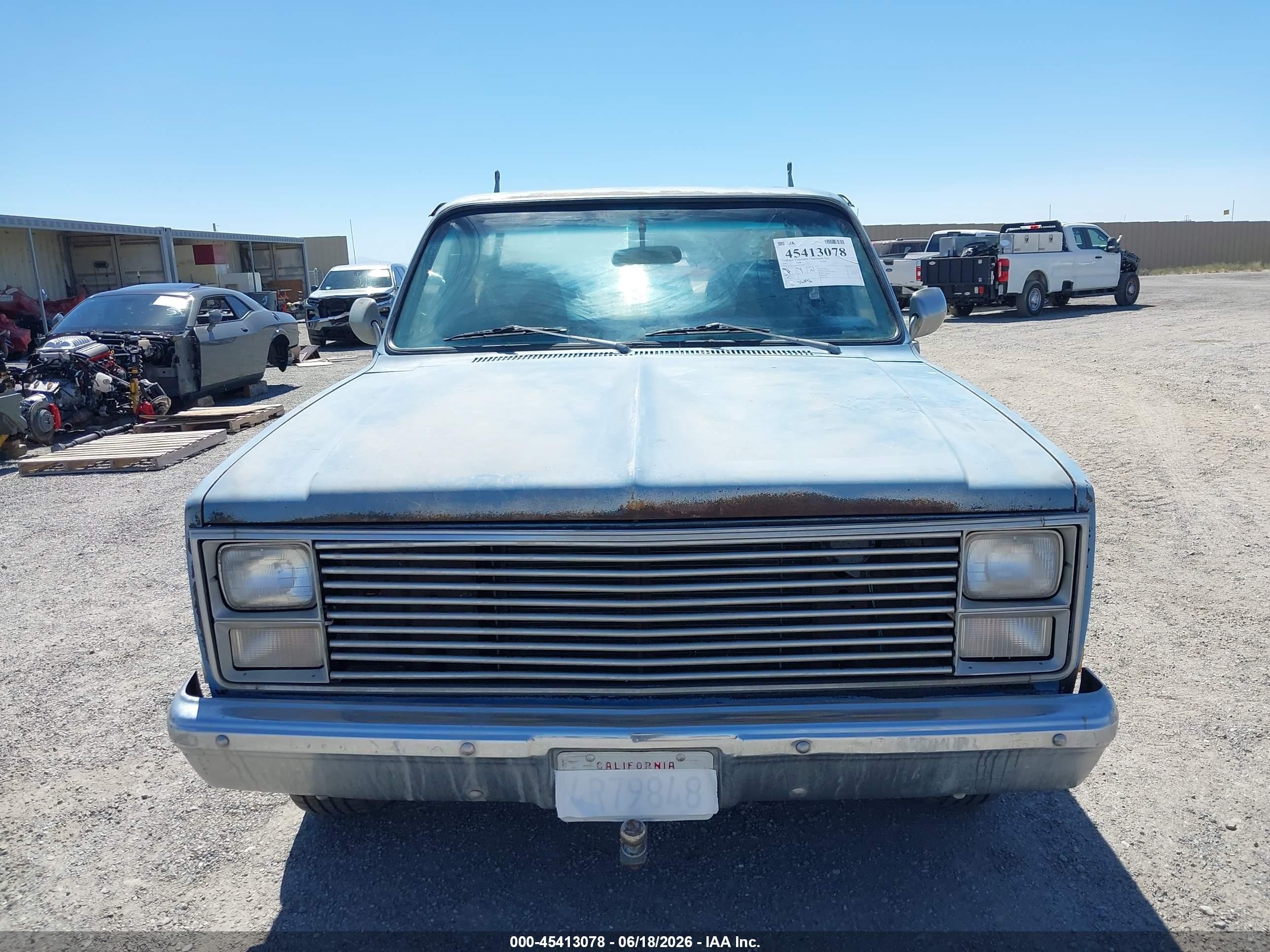1983 Gmc C1500   Blue vin: 1GTCC14D6DF710692