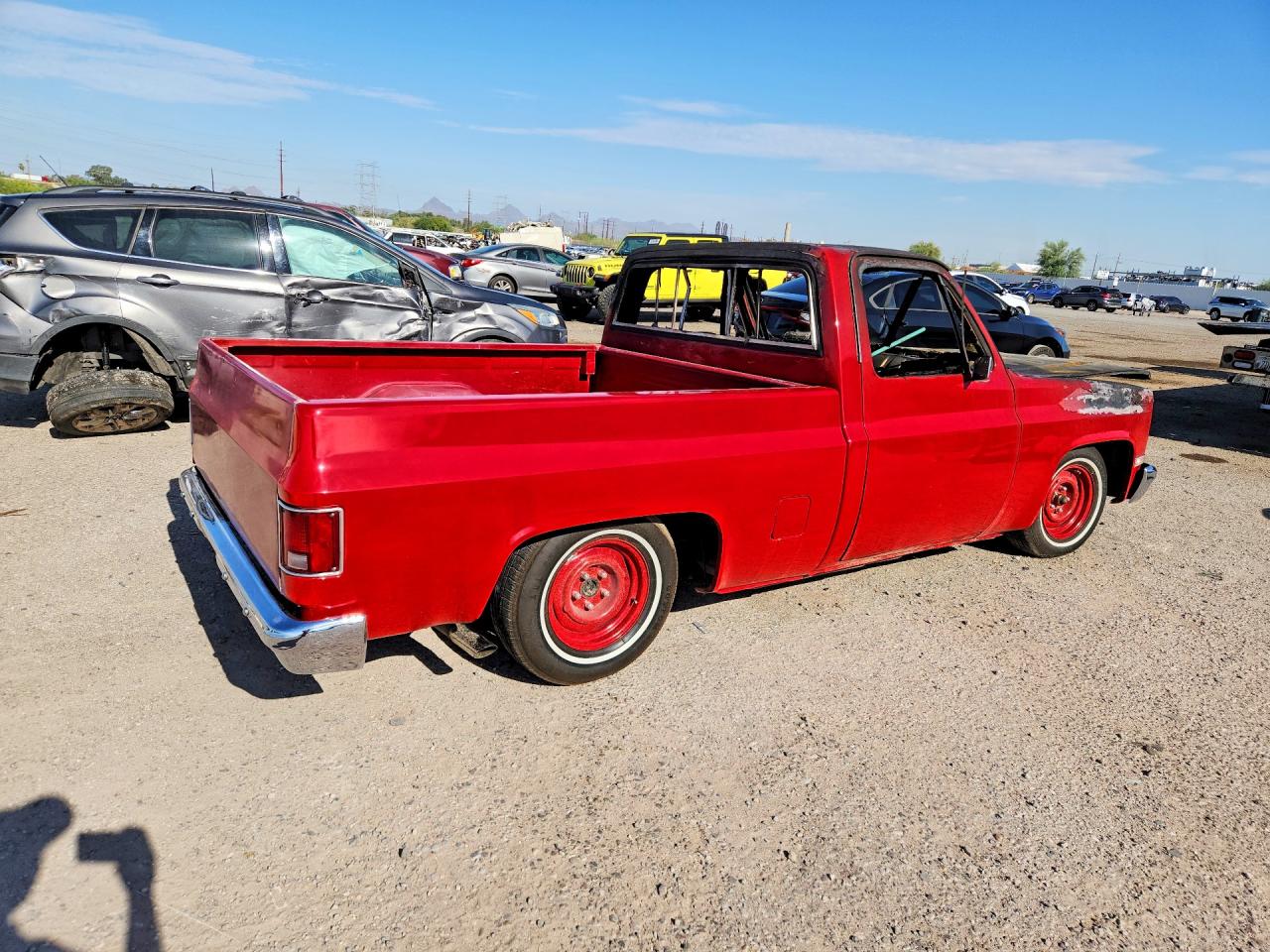 1985 Gmc C1500 Red vin: 1GTCC14H5FJ518554