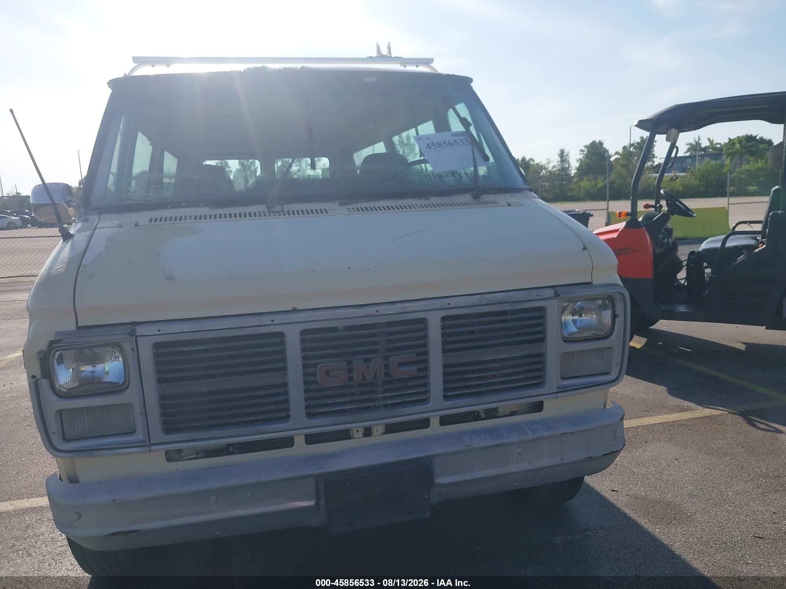 1991 Gmc Vandura G1500 Beige vin: 1GTCG15H8M7512115