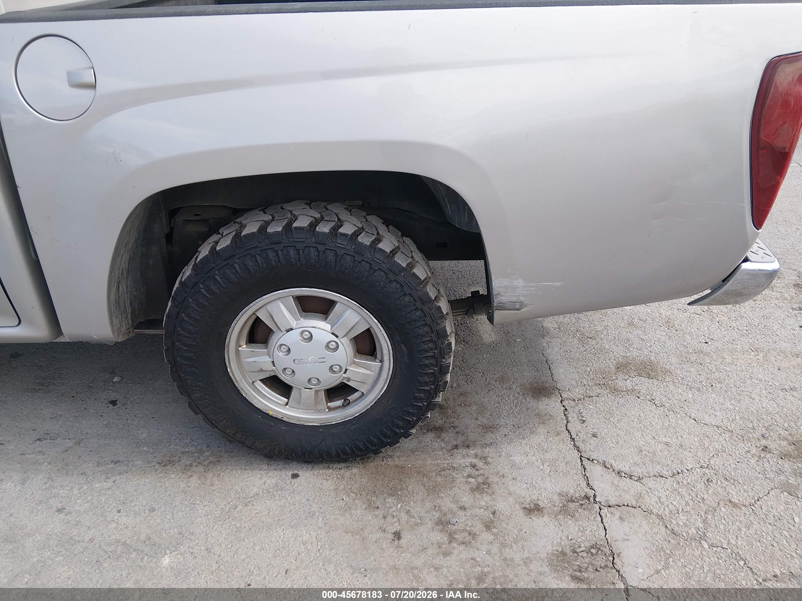 2004 Gmc Canyon Sle Silver vin: 1GTCS136048206164