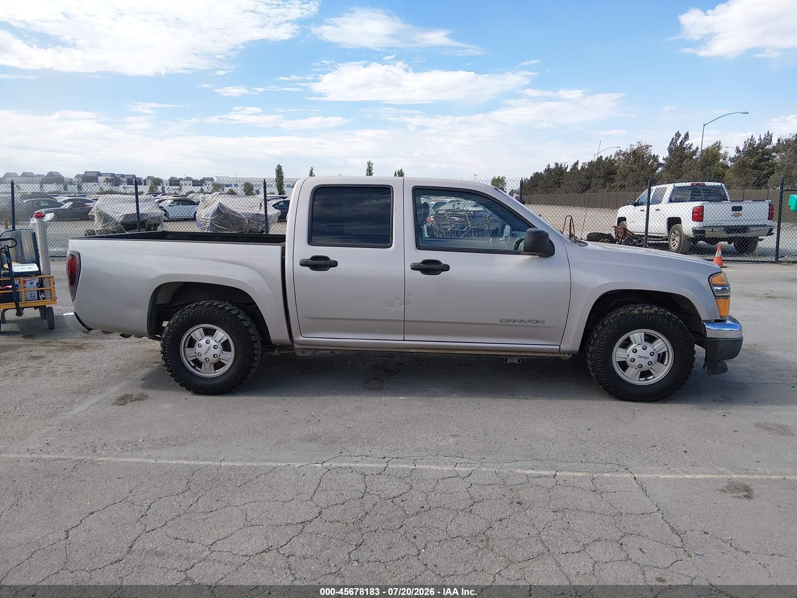 2004 Gmc Canyon Sle Silver vin: 1GTCS136048206164