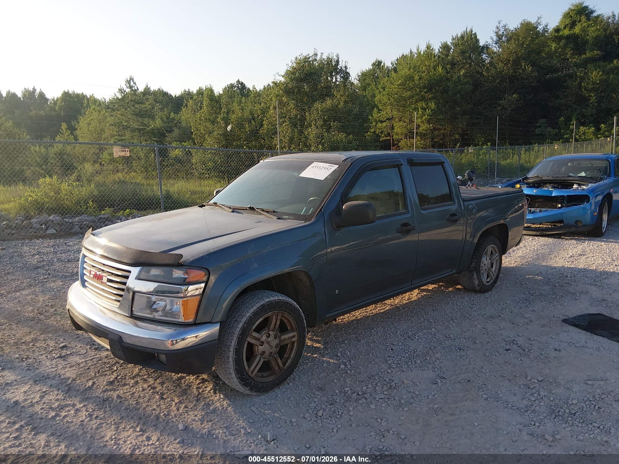 2006 Gmc Canyon Sle2 Blue vin: 1GTCS136168264352