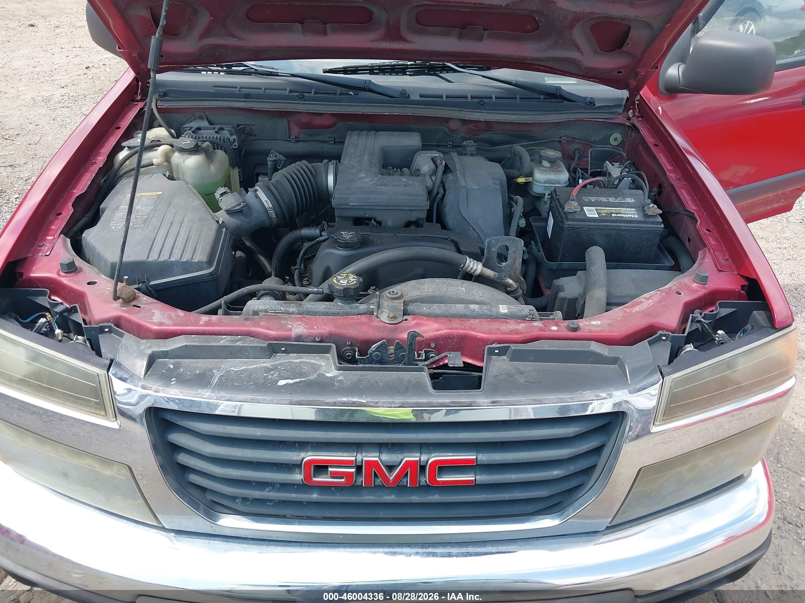 2006 Gmc Canyon Sle2 Red vin: 1GTCS136368146819