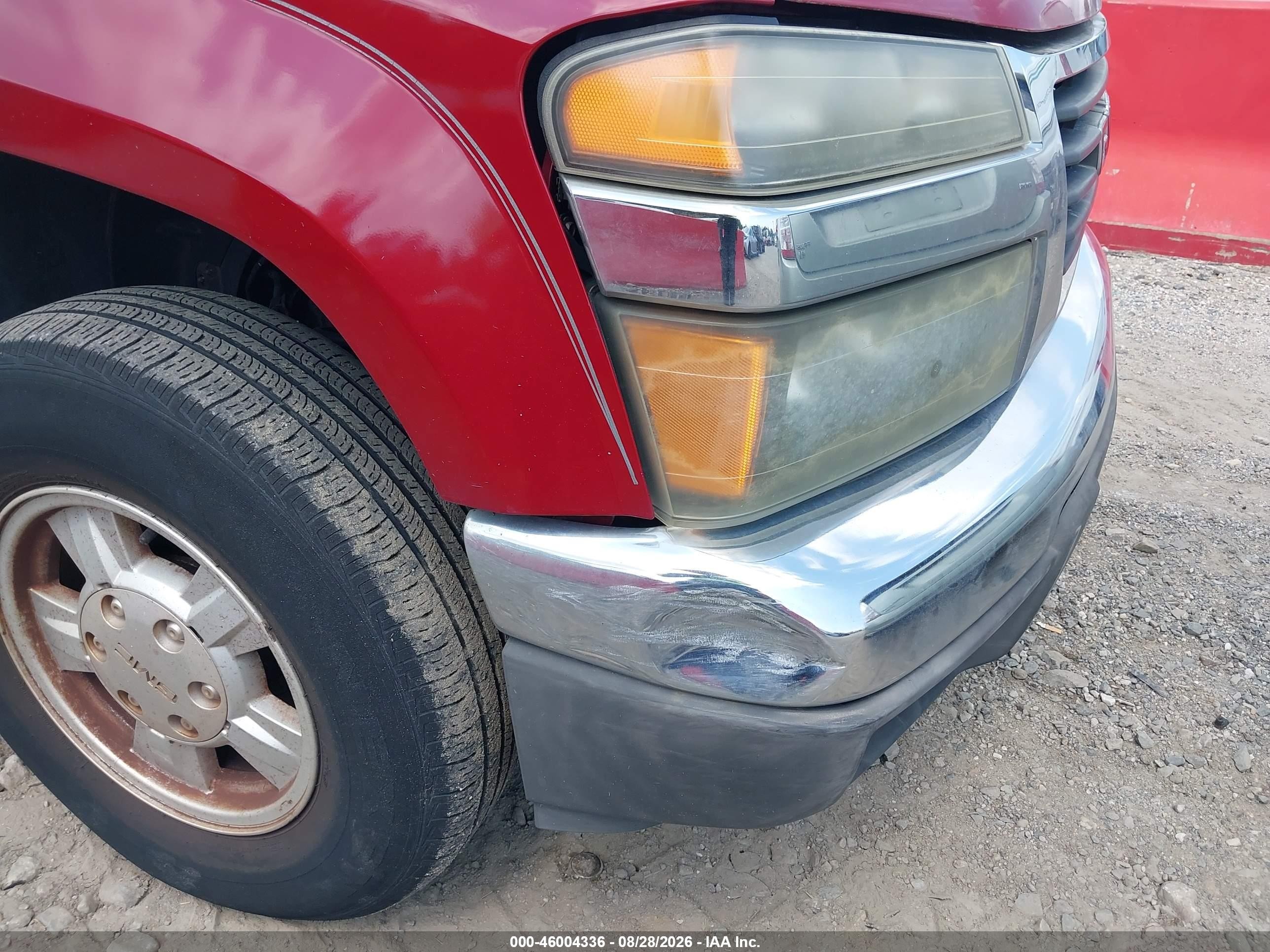2006 Gmc Canyon Sle2 Red vin: 1GTCS136368146819