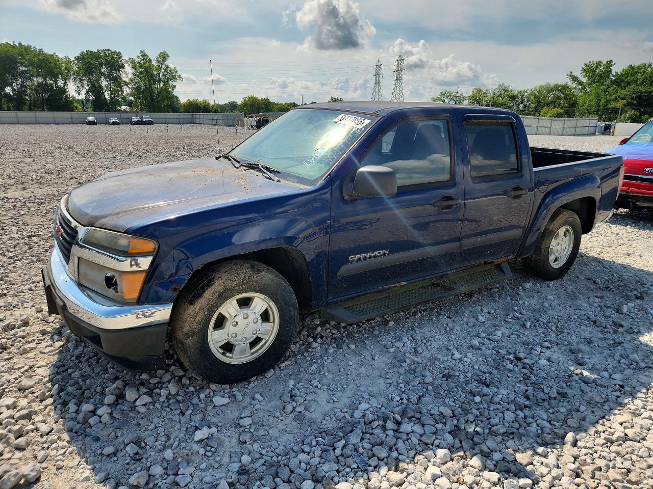 2004 Gmc Canyon Синий vin: 1GTCS136748196717