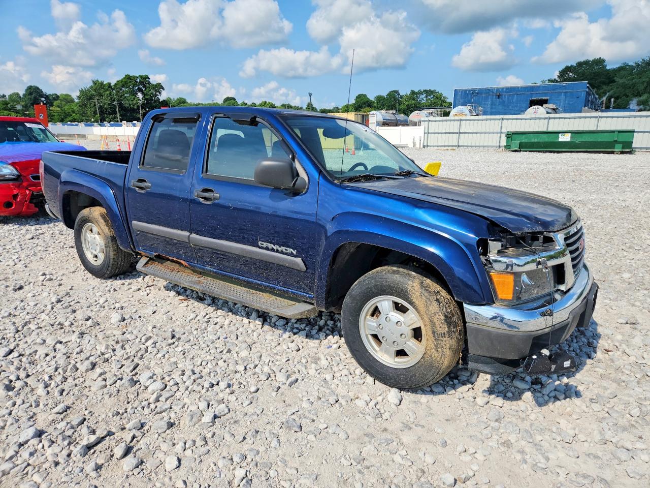 2004 Gmc Canyon Синий vin: 1GTCS136748196717
