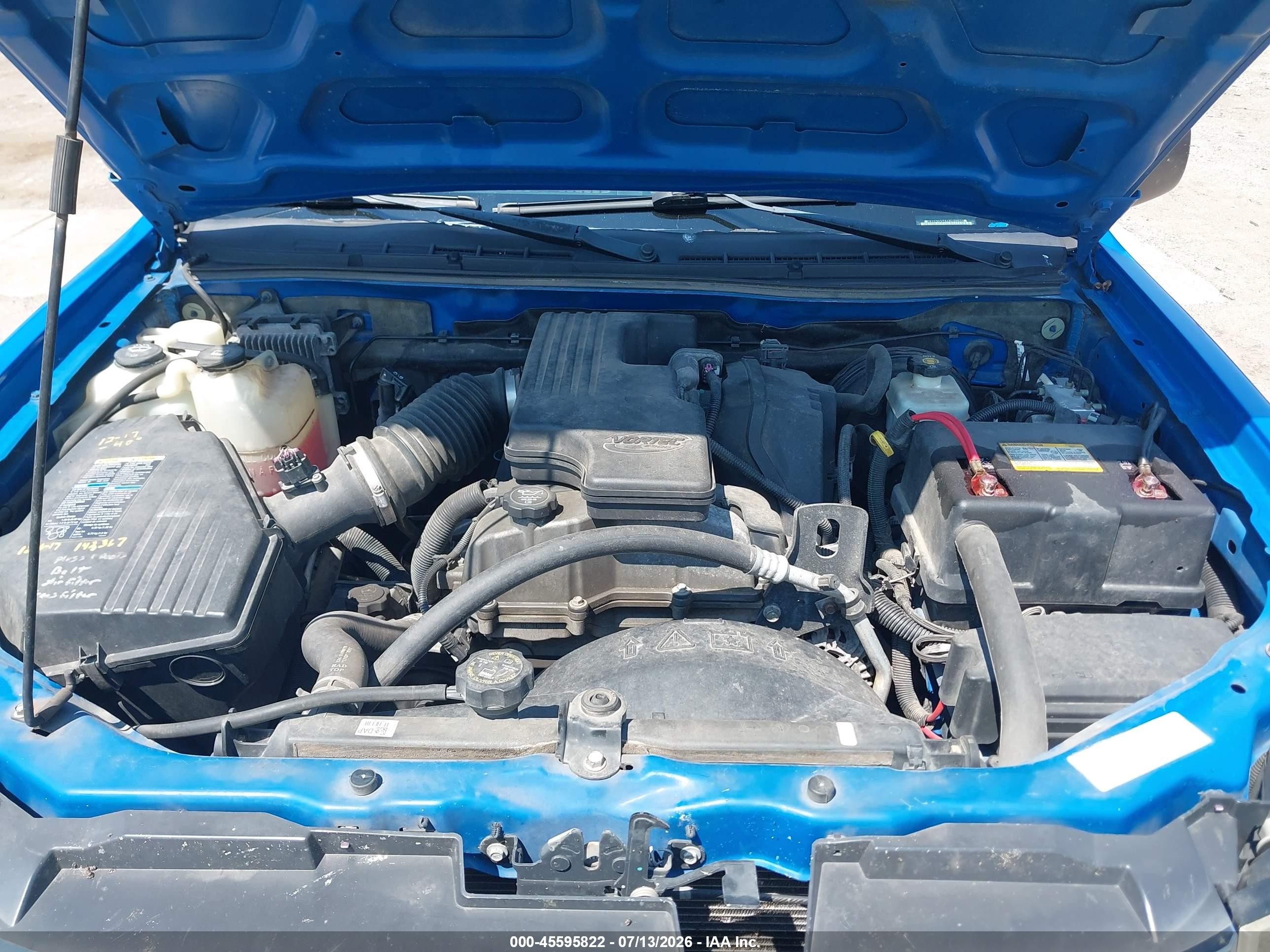2007 Gmc Canyon Sle1 Blue vin: 1GTCS139578100033