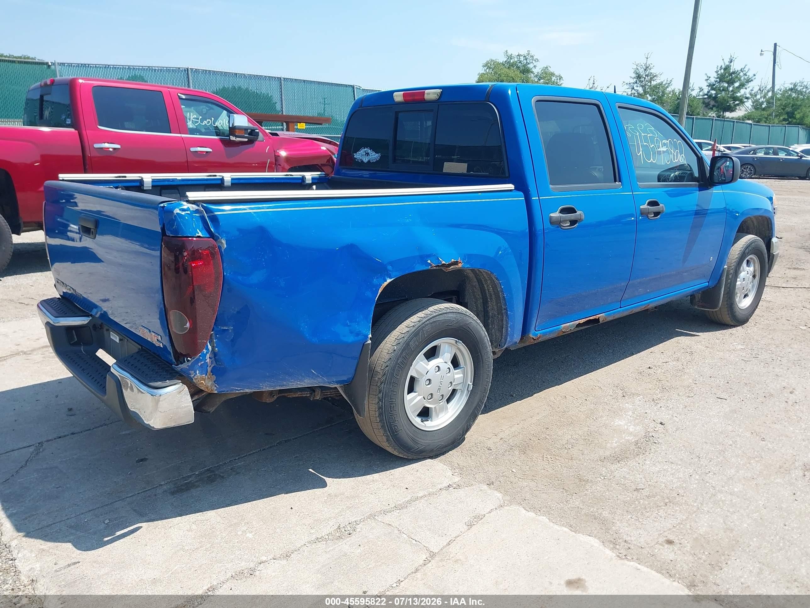 2007 Gmc Canyon Sle1 Blue vin: 1GTCS139578100033