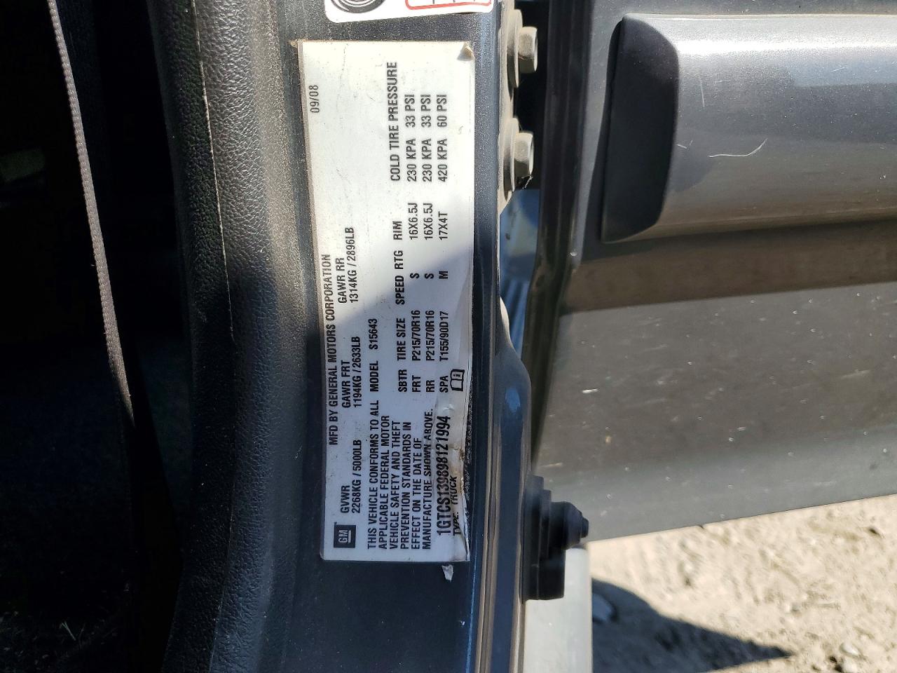 2009 Gmc Canyon Gray vin: 1GTCS139898121994