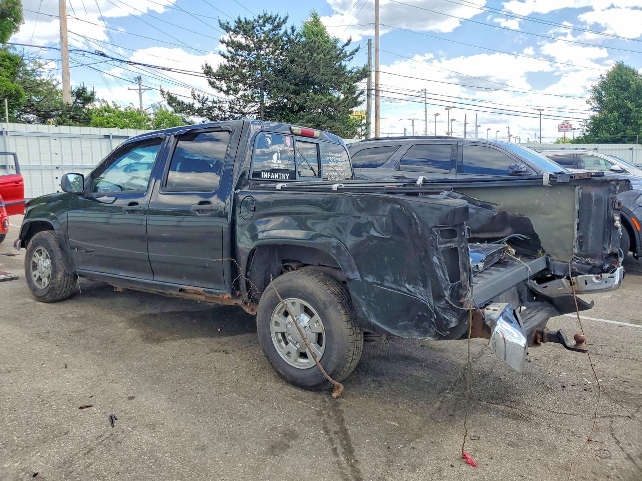 2008 Gmc Canyon Черный vin: 1GTCS13E288167087