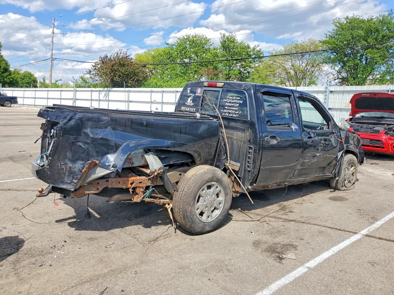 2008 Gmc Canyon Черный vin: 1GTCS13E288167087