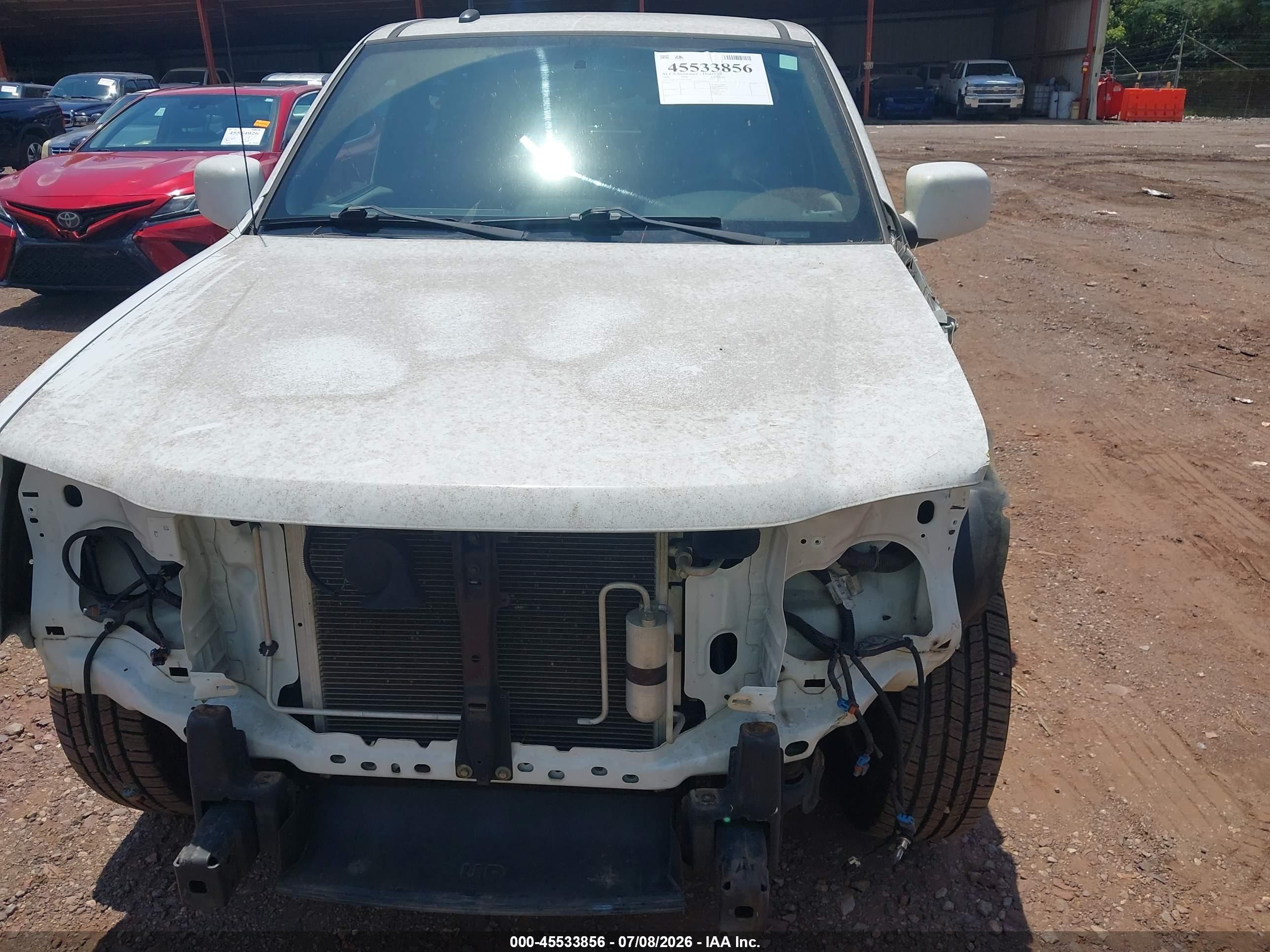 2009 Gmc Canyon Sle2 White vin: 1GTCS13E498146209