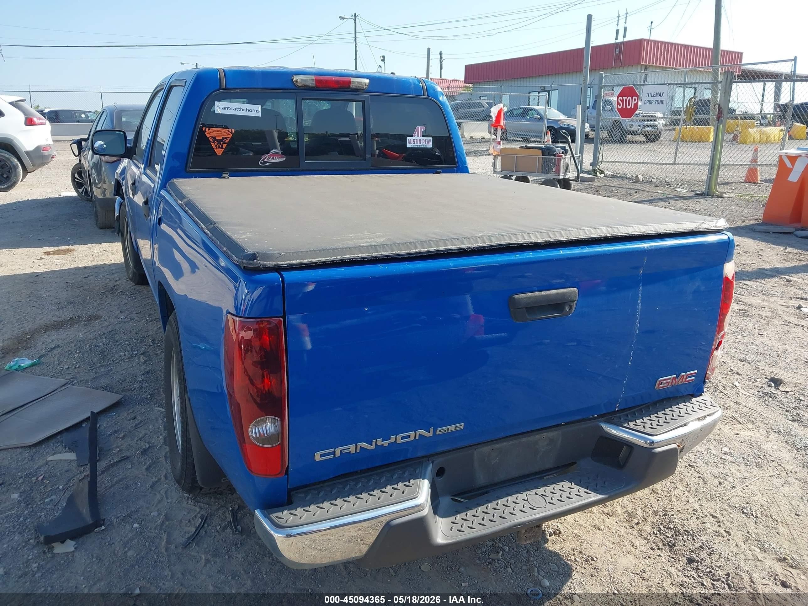 2008 Gmc Canyon Sle2 Blue vin: 1GTCS13E988173324