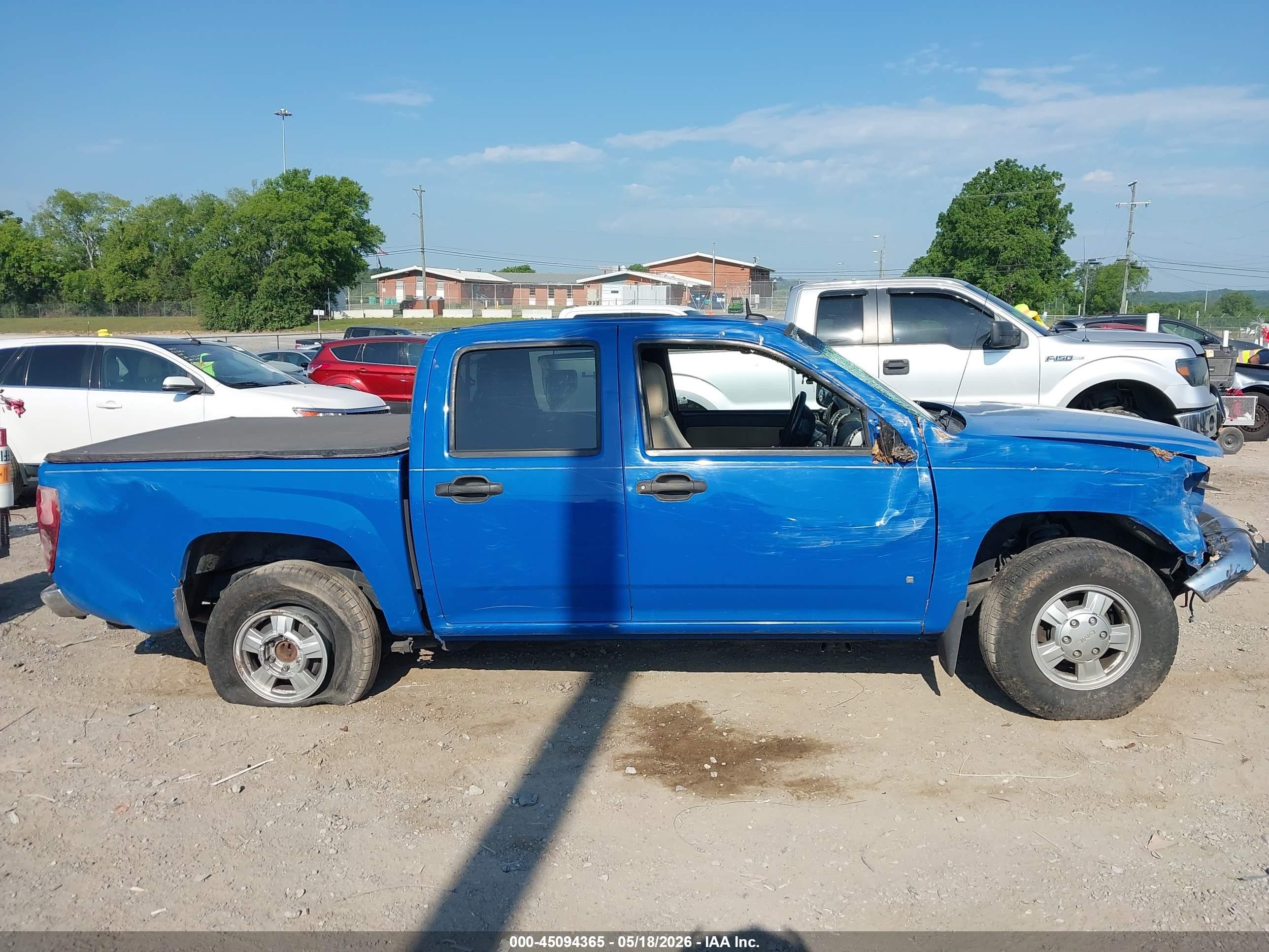 2008 Gmc Canyon Sle2 Blue vin: 1GTCS13E988173324