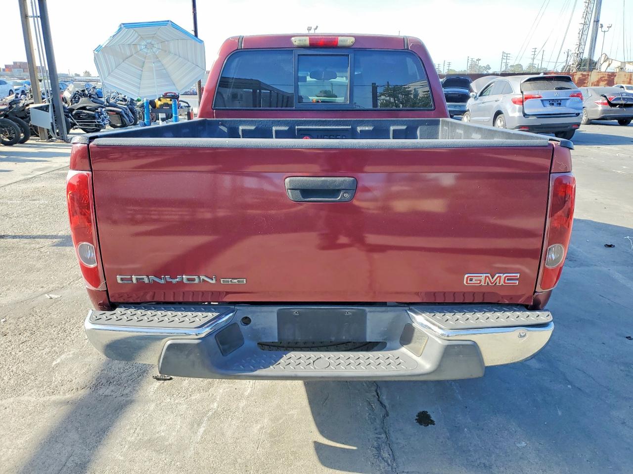 2008 Gmc Canyon Burgundy vin: 1GTCS13EX88131373