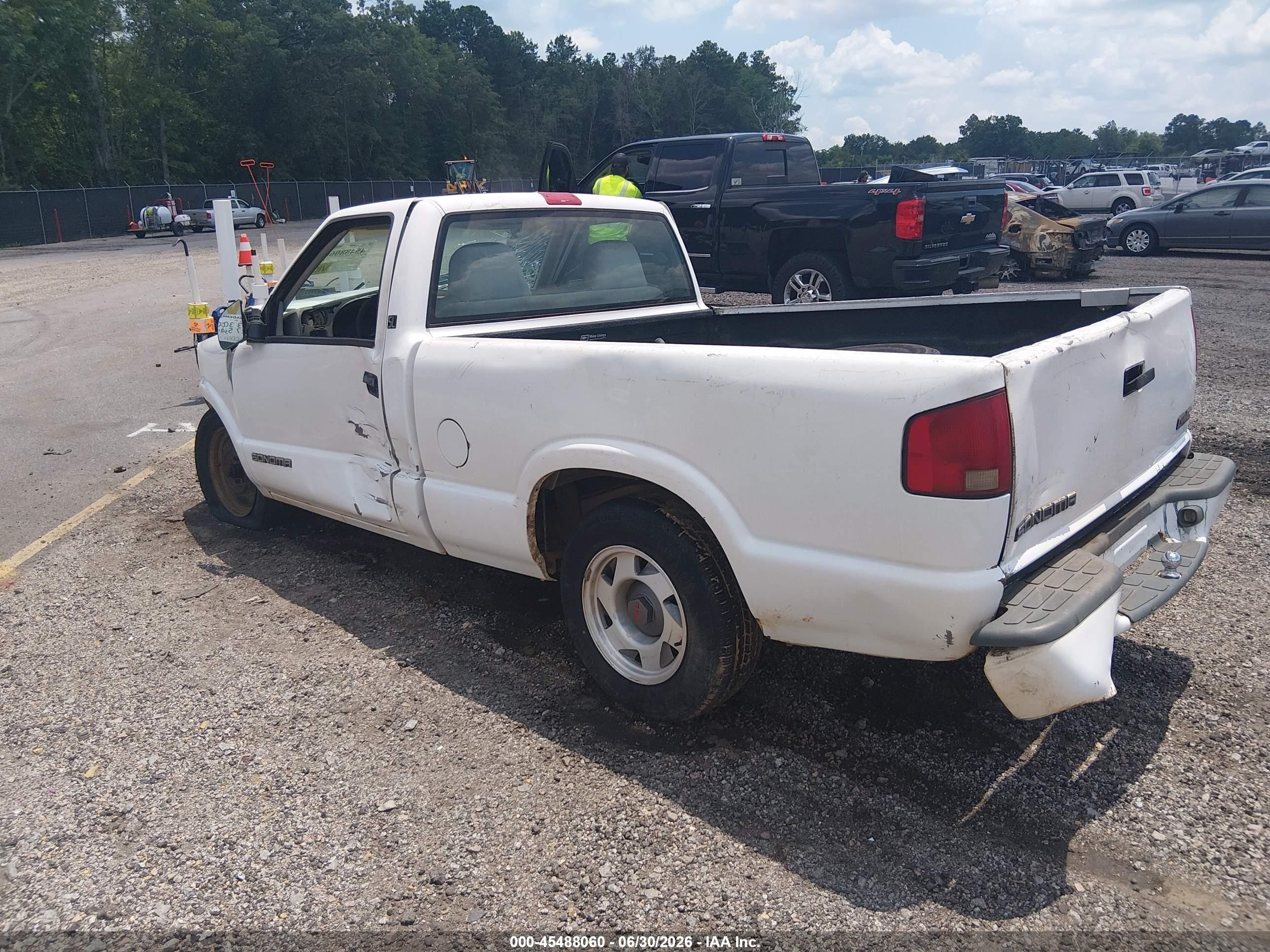 1999 Gmc Sonoma Sl Белый vin: 1GTCS1440XK503388