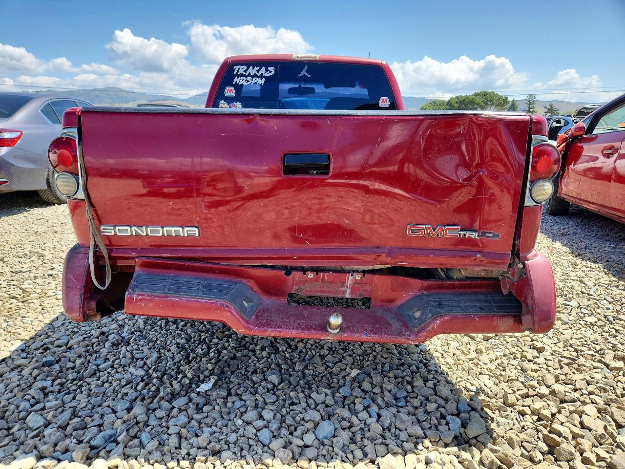 1995 Gmc Sonoma Maroon vin: 1GTCS1442S8533336