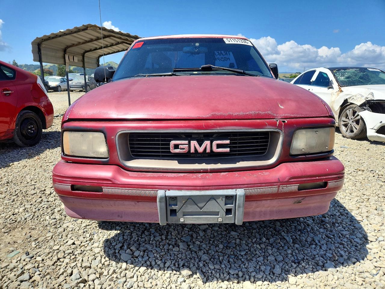 1995 Gmc Sonoma Maroon vin: 1GTCS1442S8533336