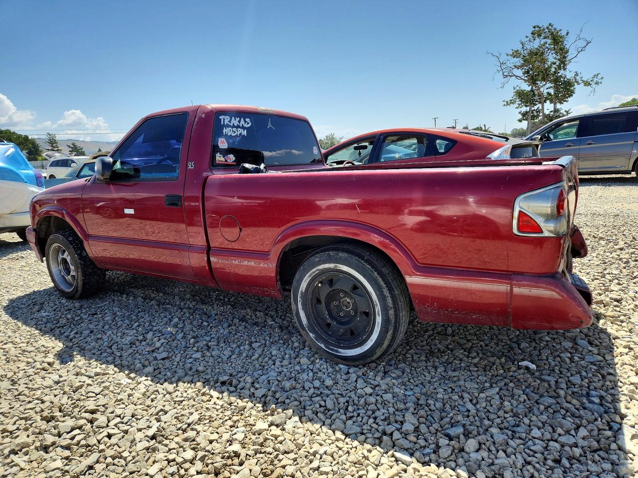 1995 Gmc Sonoma Maroon vin: 1GTCS1442S8533336