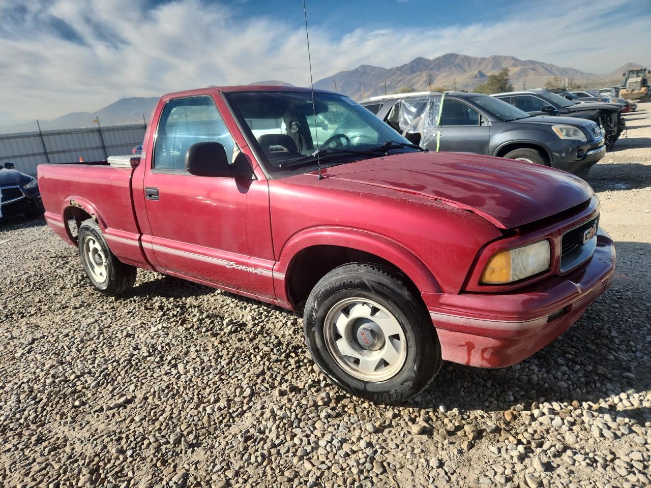 1996 Gmc Sonoma Red vin: 1GTCS1442T8509832