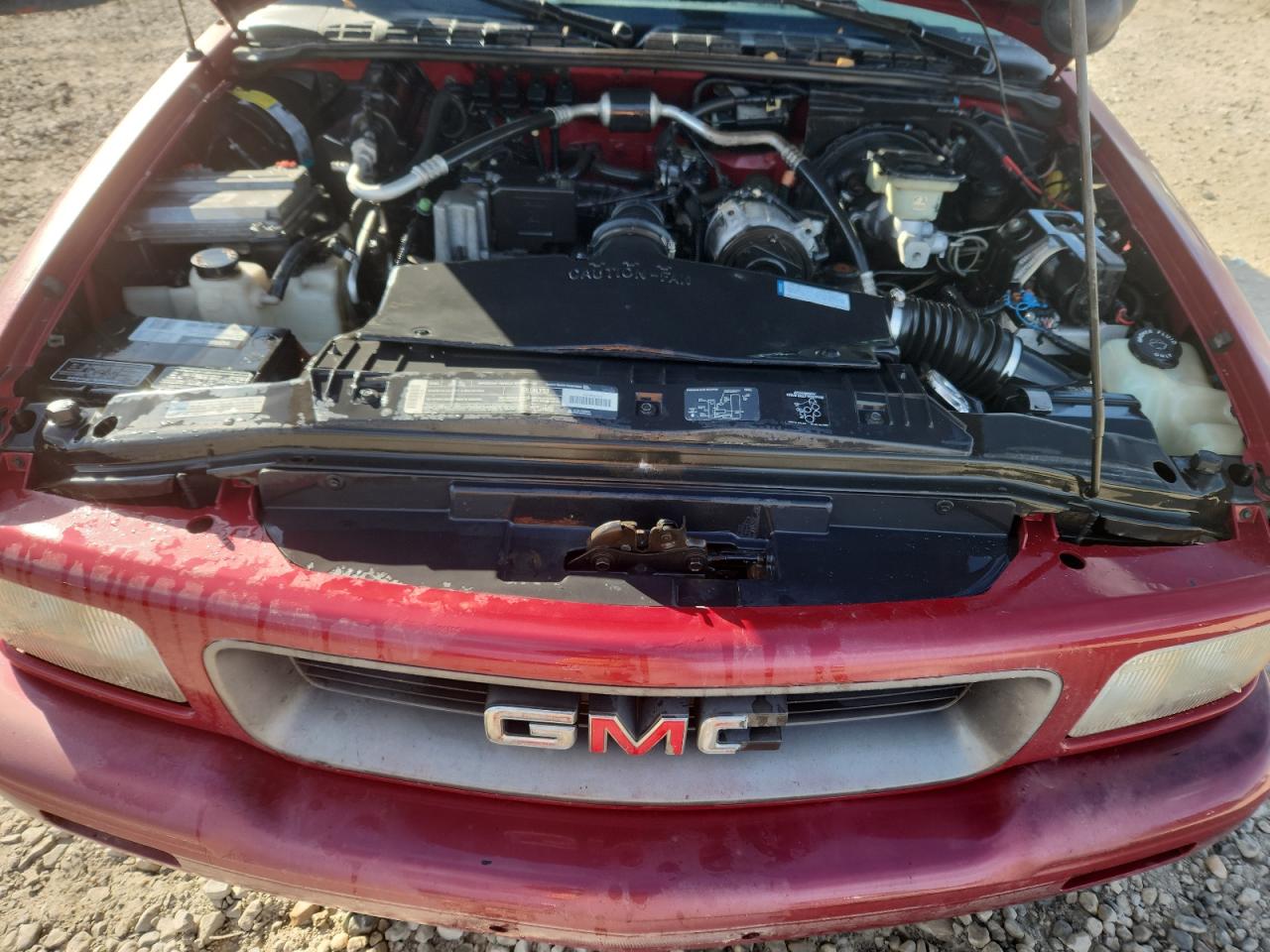 1996 Gmc Sonoma Red vin: 1GTCS1442T8509832