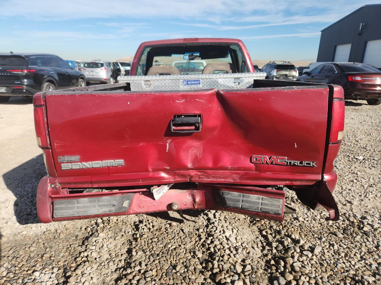 1996 Gmc Sonoma Red vin: 1GTCS1442T8509832