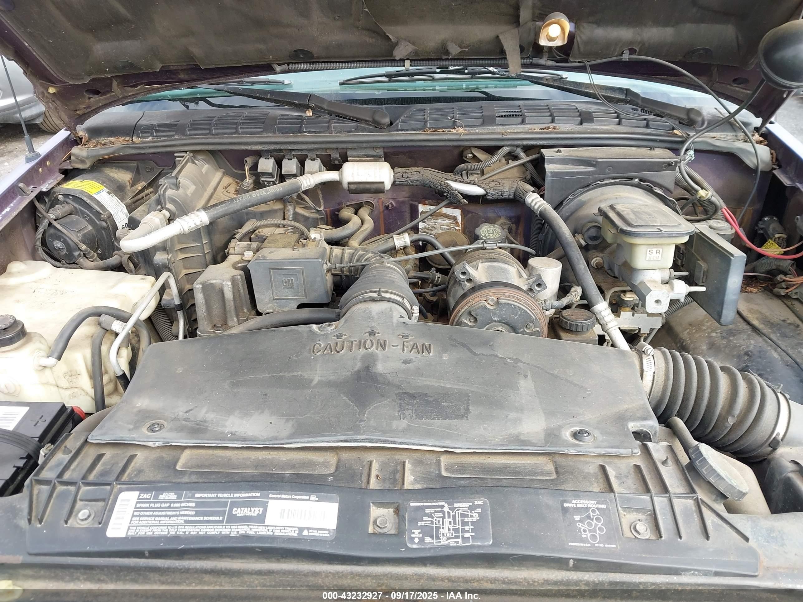 1994 Gmc Sonoma   Purple vin: 1GTCS1443RK522021