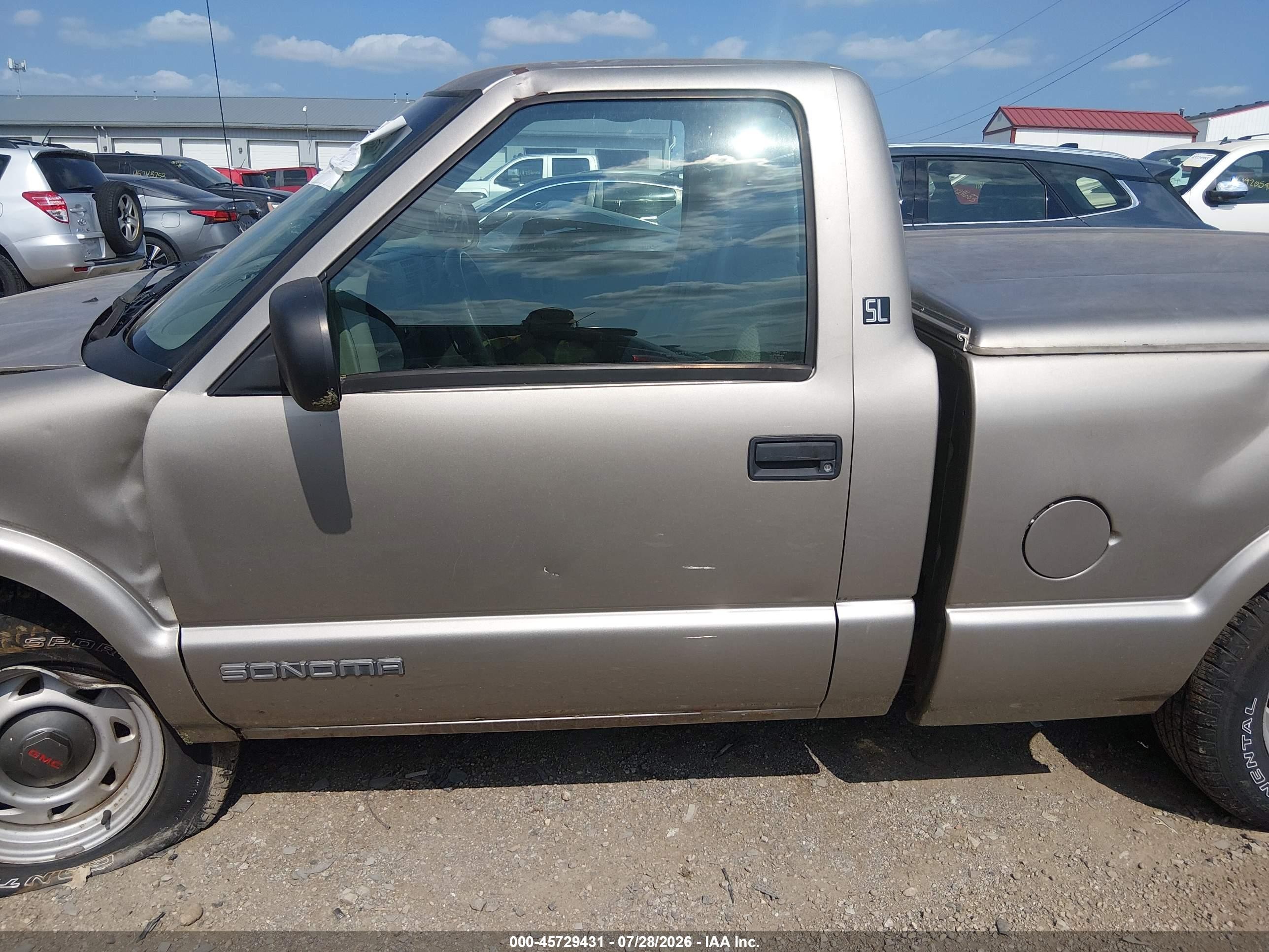 1999 Gmc Sonoma Sl Gray vin: 1GTCS1443X8506539
