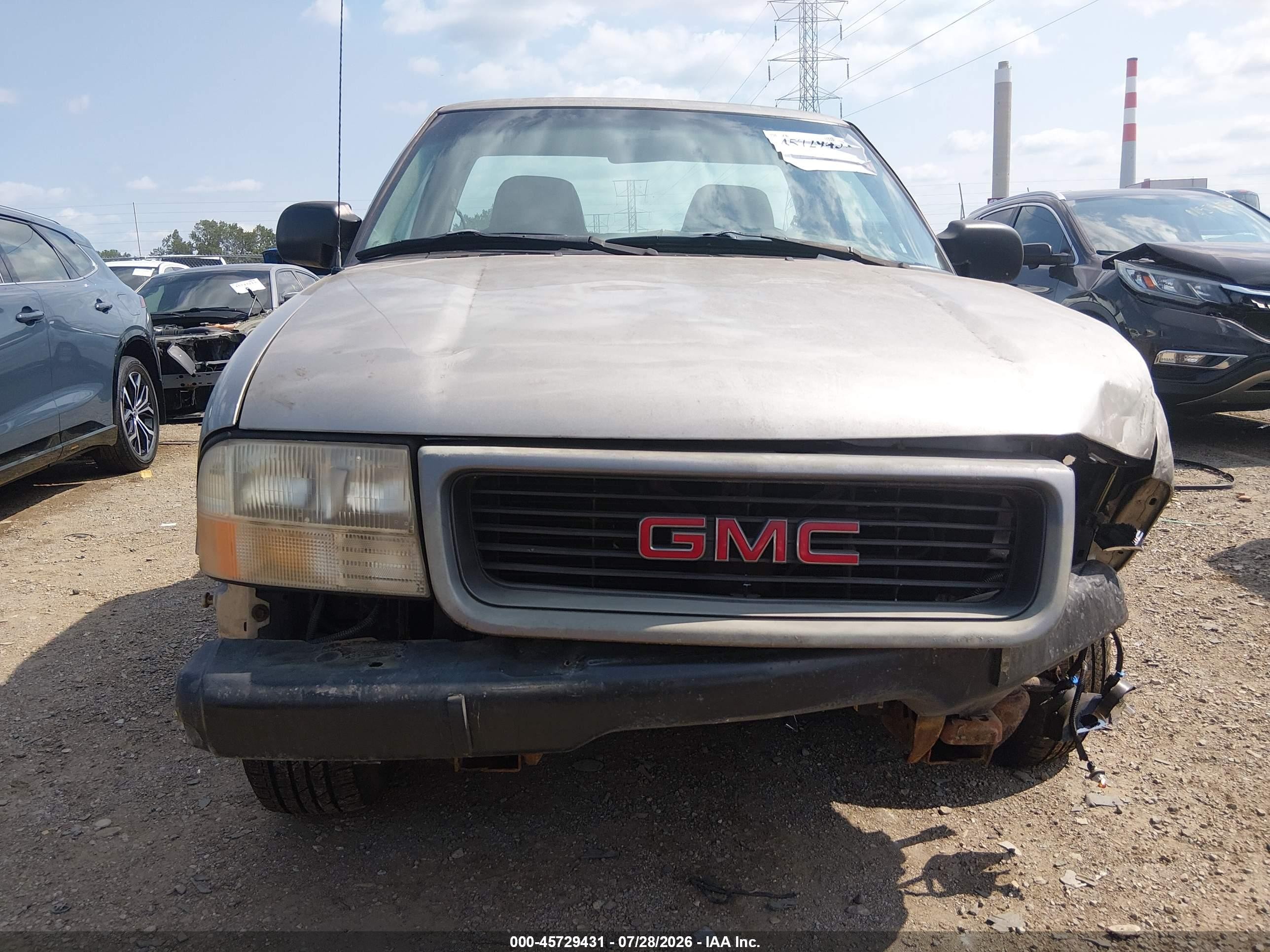 1999 Gmc Sonoma Sl Gray vin: 1GTCS1443X8506539
