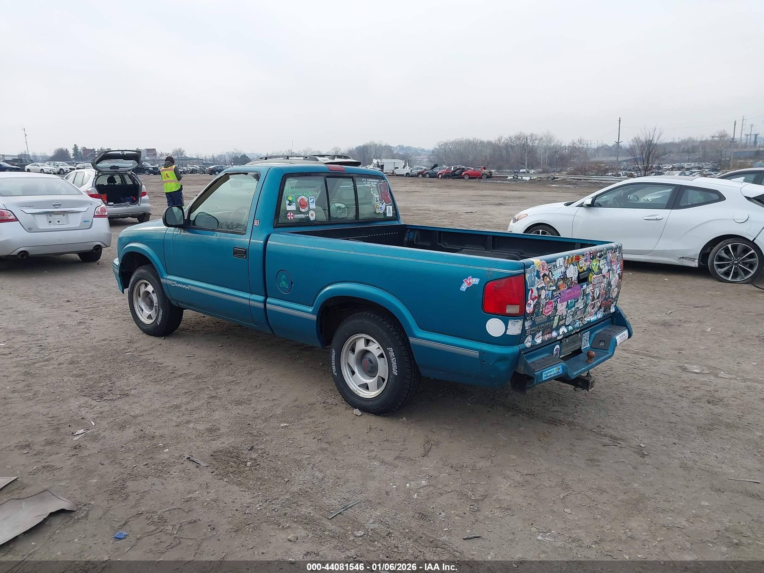 1996 Gmc Sonoma   Green vin: 1GTCS1444T8511601