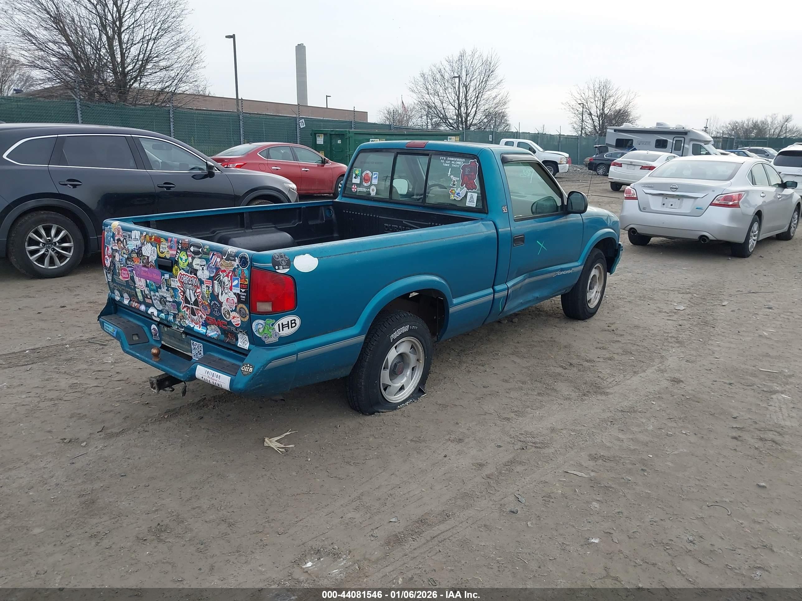 1996 Gmc Sonoma   Green vin: 1GTCS1444T8511601