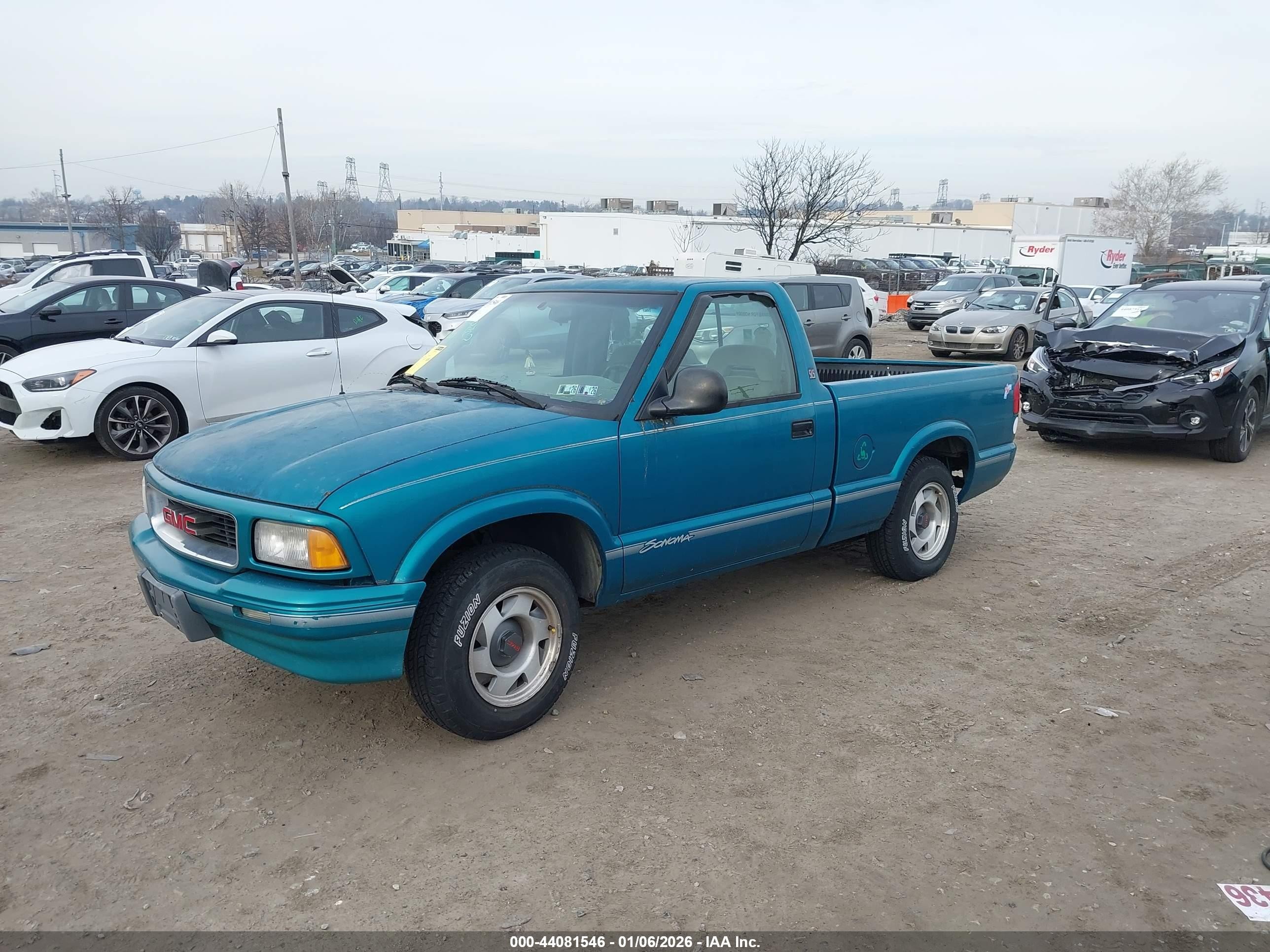 1996 Gmc Sonoma   Green vin: 1GTCS1444T8511601